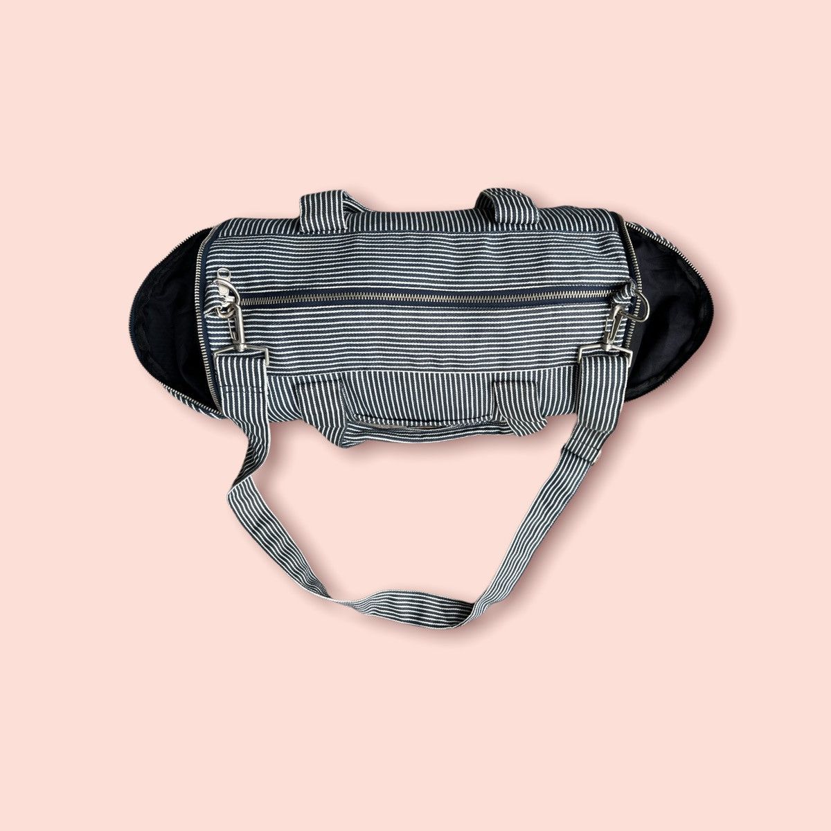 Dickies × Japanese Brand × Takeo Kikuchi DICKIES X TAKEO KIKUCHI HICKORY STRIPES DUFFLE BAG Size ONE SIZE - 10 Thumbnail