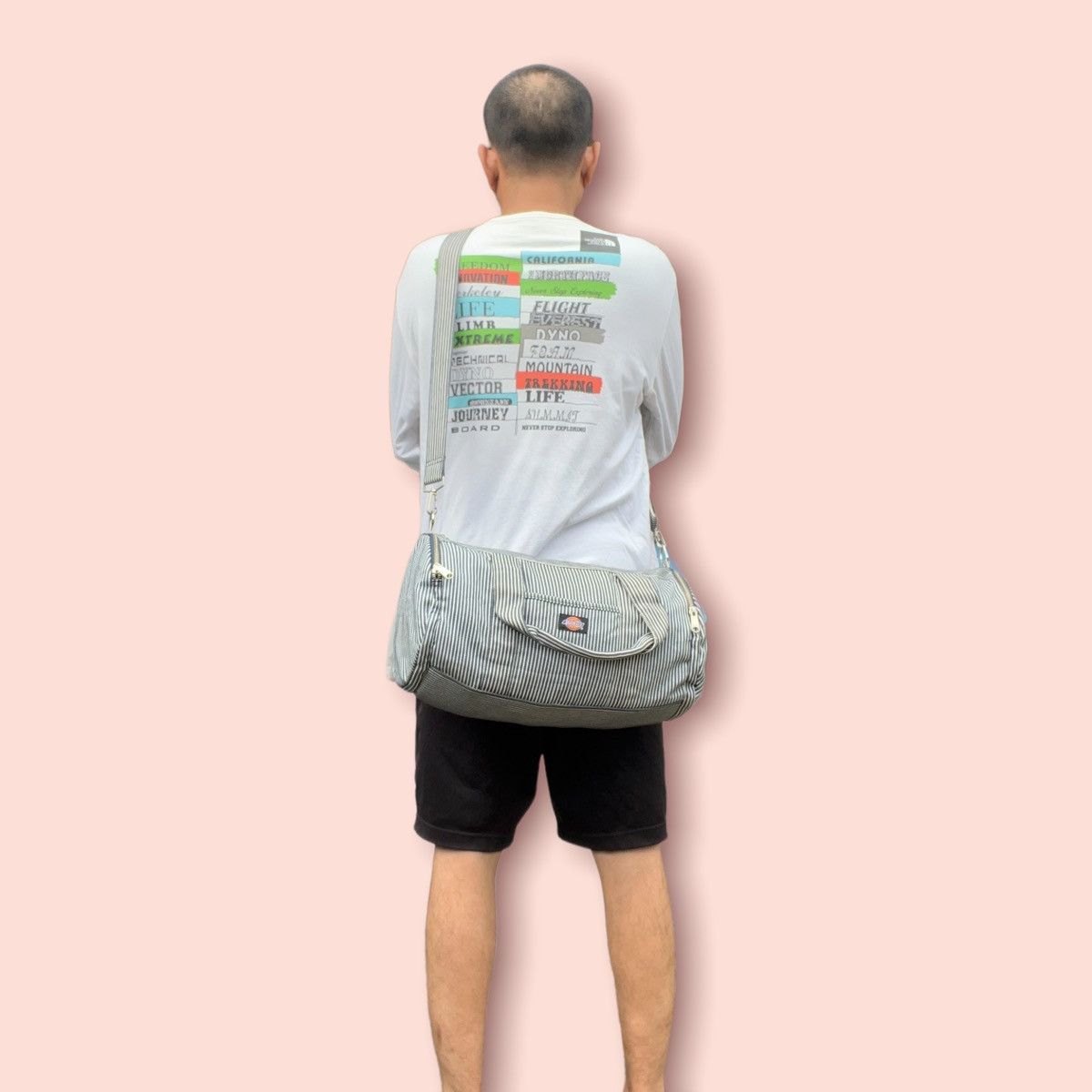 Dickies × Japanese Brand × Takeo Kikuchi DICKIES X TAKEO KIKUCHI HICKORY STRIPES DUFFLE BAG Size ONE SIZE - 22 Thumbnail