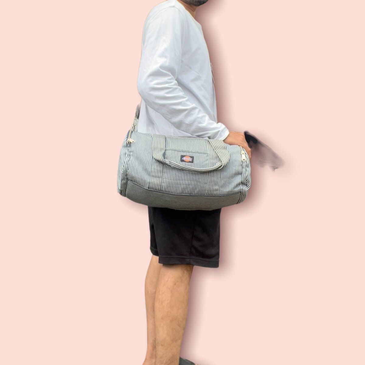 Dickies × Japanese Brand × Takeo Kikuchi DICKIES X TAKEO KIKUCHI HICKORY STRIPES DUFFLE BAG Size ONE SIZE - 20 Thumbnail