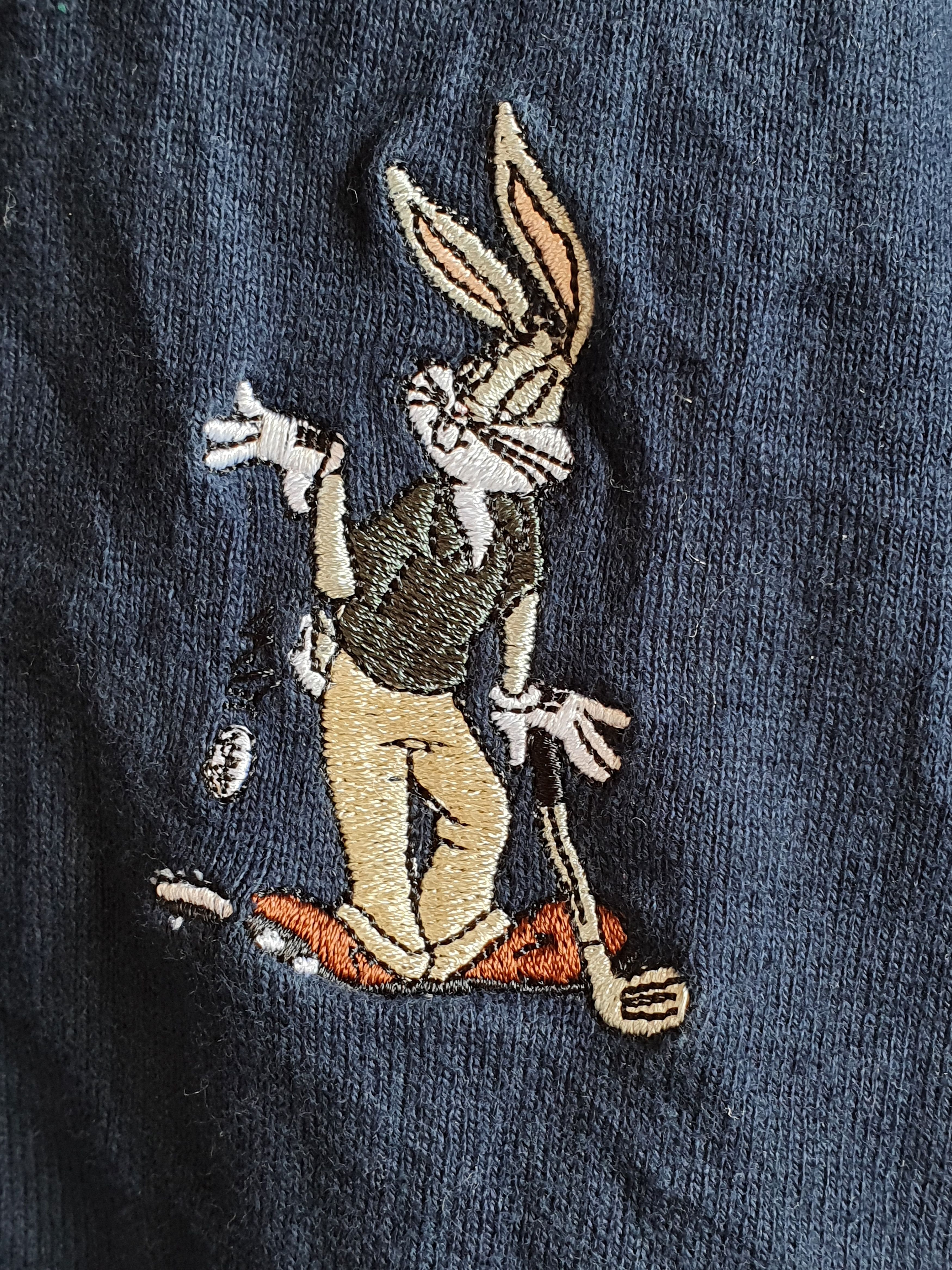 Vintage × Warner Bros Looney Tunes Warner Bros Bugs Bunny Vtg 1999 polo tee,sz XL Size US XL / EU 56 / 4 - 2 Thumbnail