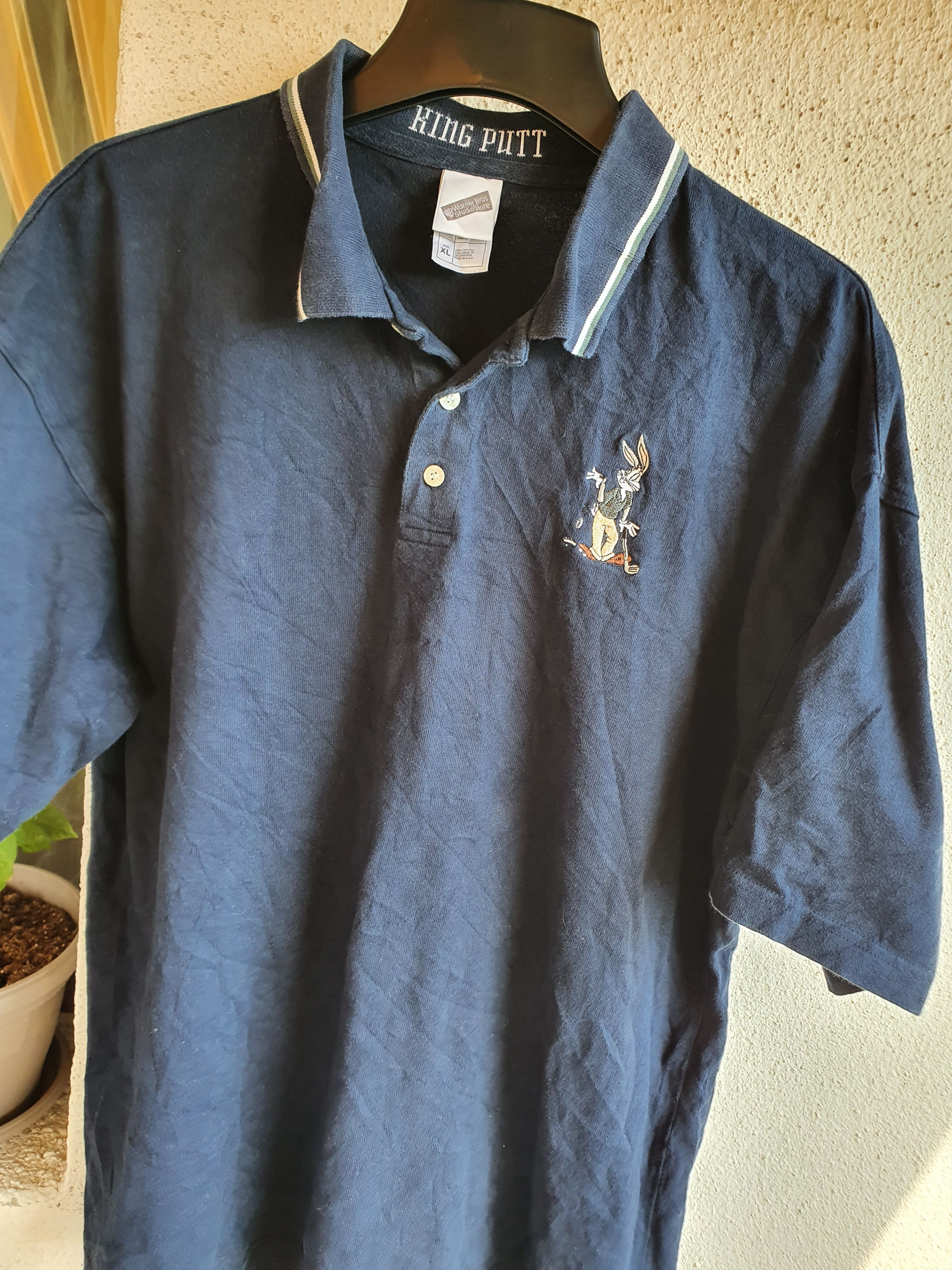 Vintage × Warner Bros Looney Tunes Warner Bros Bugs Bunny Vtg 1999 polo tee,sz XL Size US XL / EU 56 / 4 - 6 Thumbnail