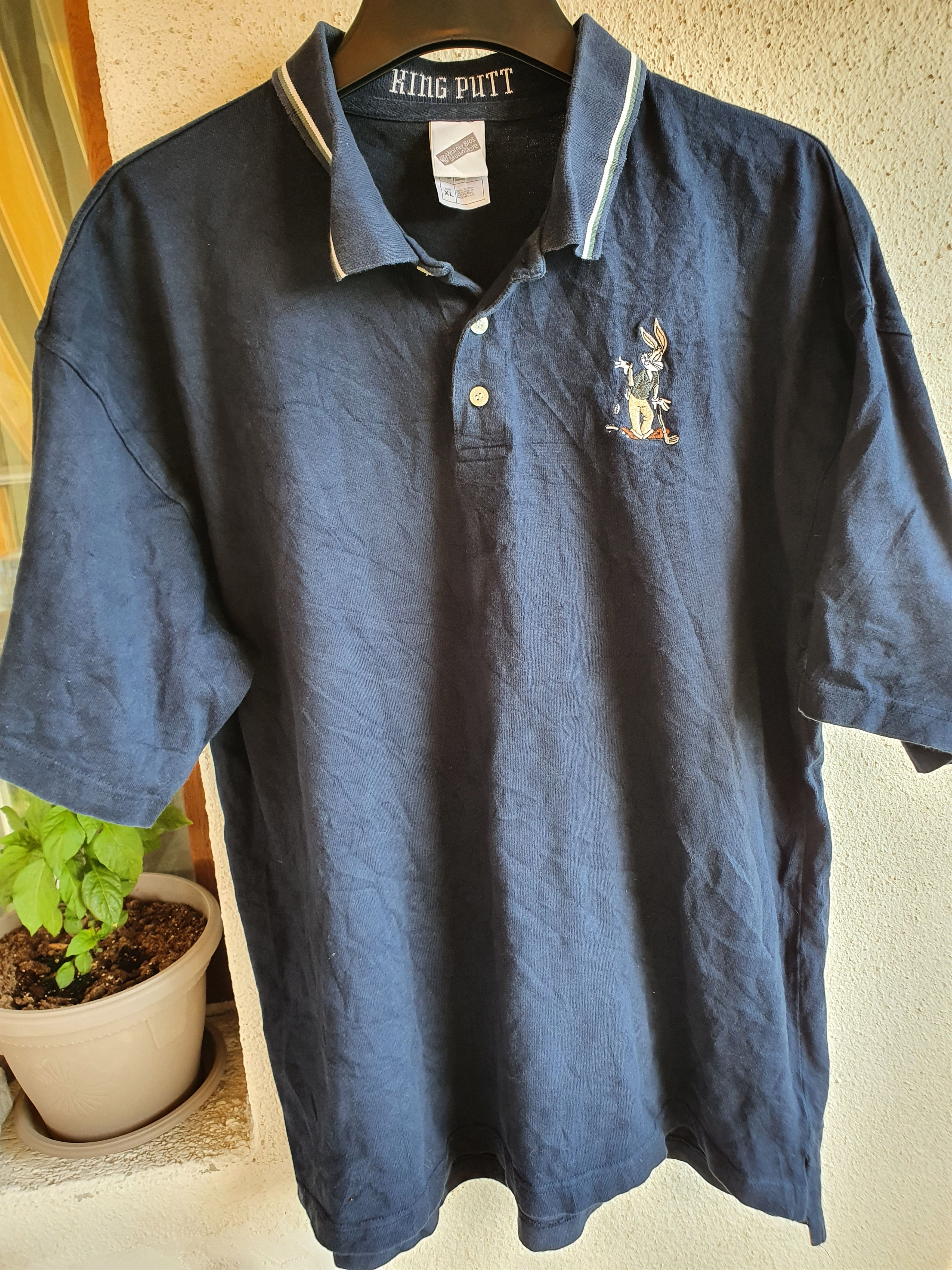 Vintage × Warner Bros Looney Tunes Warner Bros Bugs Bunny Vtg 1999 polo tee,sz XL Size US XL / EU 56 / 4 - 3 Thumbnail