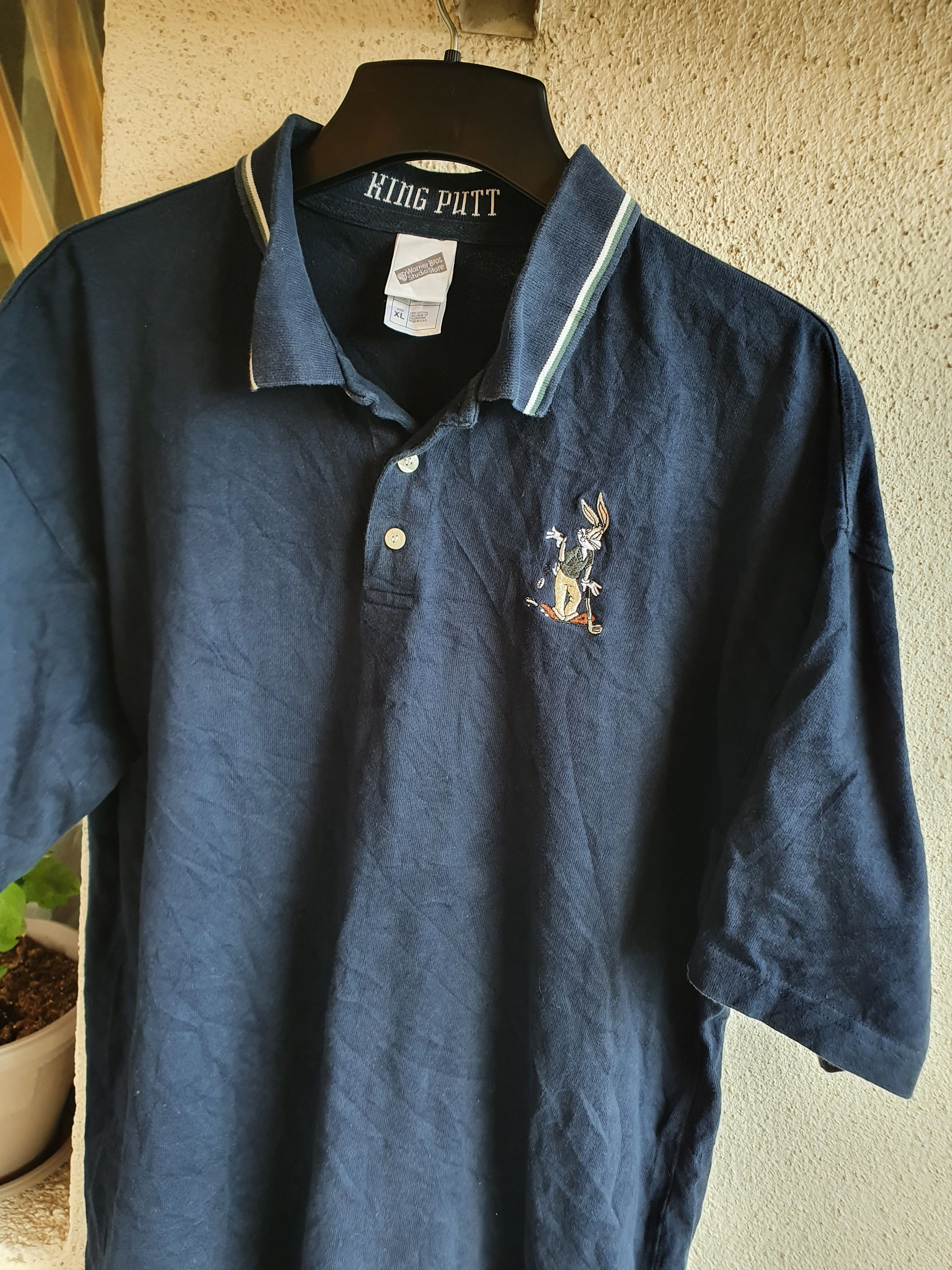 Vintage × Warner Bros Looney Tunes Warner Bros Bugs Bunny Vtg 1999 polo tee,sz XL Size US XL / EU 56 / 4 - 7 Thumbnail