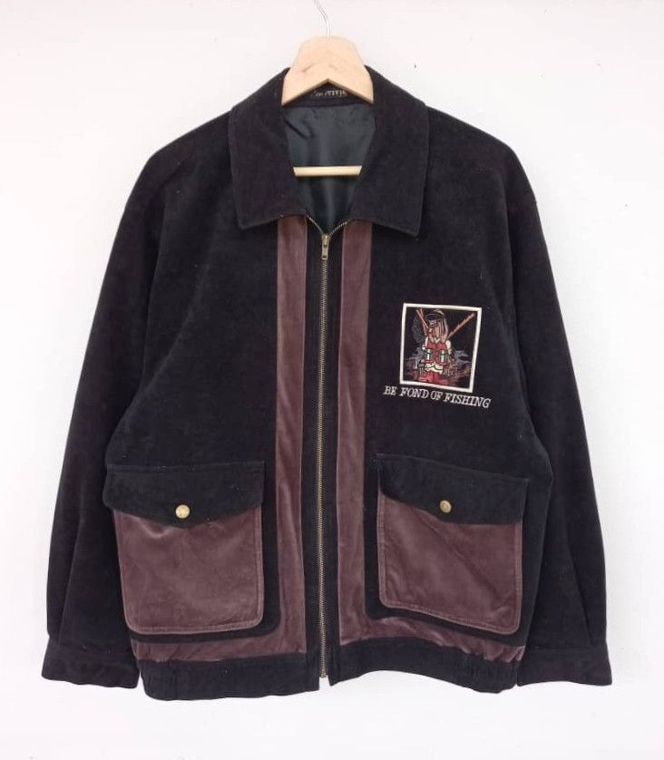 Japanese Brand Two Tone Velvet Jacket