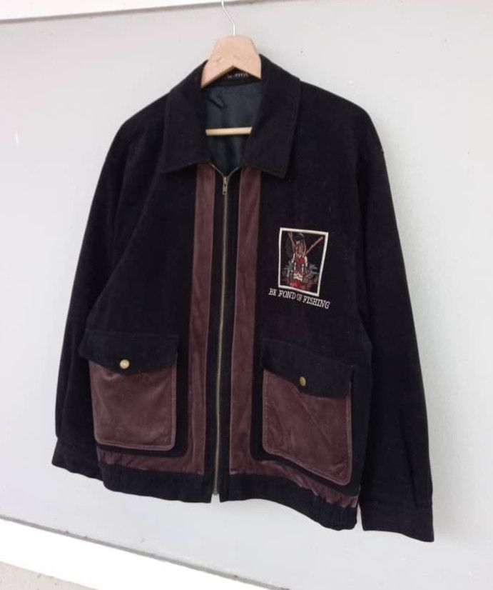 Japanese Brand × Vintage Japanese Brand Two Tone Velvet Jacket Size US M / EU 48-50 / 2 - 6 Thumbnail