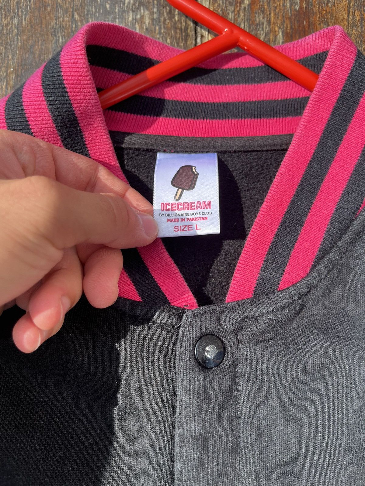Billionaire Boys Club × Icecream BBC ice cream baseball/varsity jacket, Running Dogs, Pharell Size US L / EU 52-54 / 3 - 5 Thumbnail