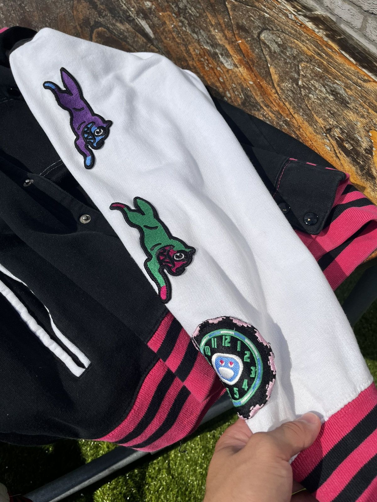 Billionaire Boys Club × Icecream BBC ice cream baseball/varsity jacket, Running Dogs, Pharell Size US L / EU 52-54 / 3 - 9 Thumbnail