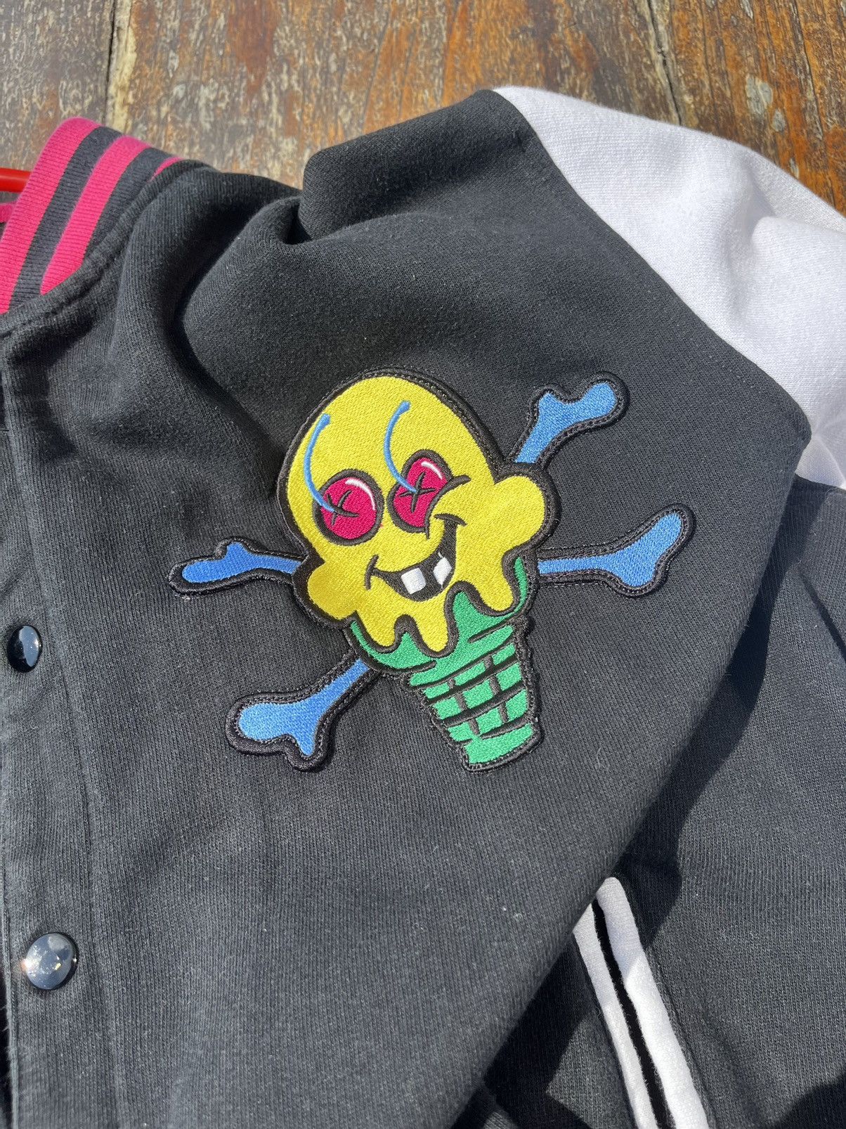 Billionaire Boys Club × Icecream BBC ice cream baseball/varsity jacket, Running Dogs, Pharell Size US L / EU 52-54 / 3 - 10 Thumbnail