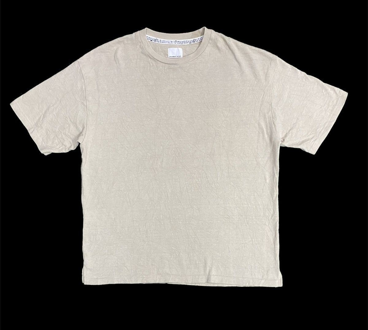 Number Nine Oversized Plain Tee