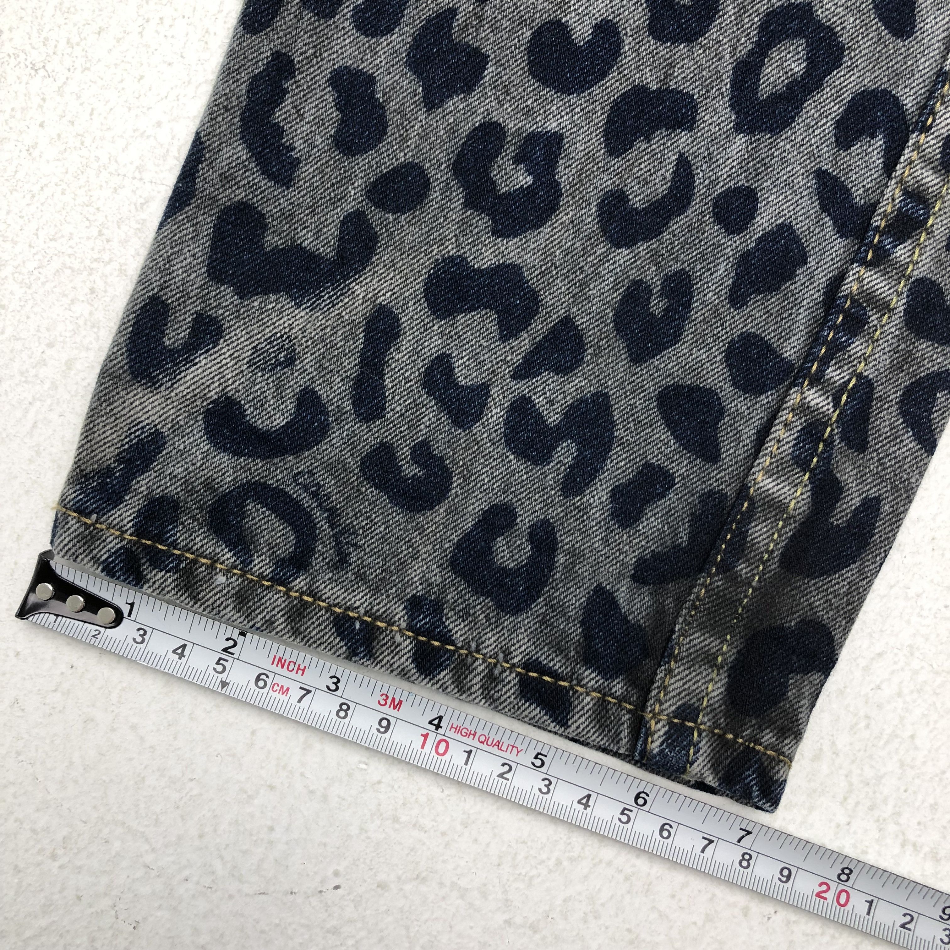 Designer × Japanese Brand × Vintage Co & lu Like Hysteric Glamour Style Leopard Denim Pants Size US 31 - 17 Thumbnail