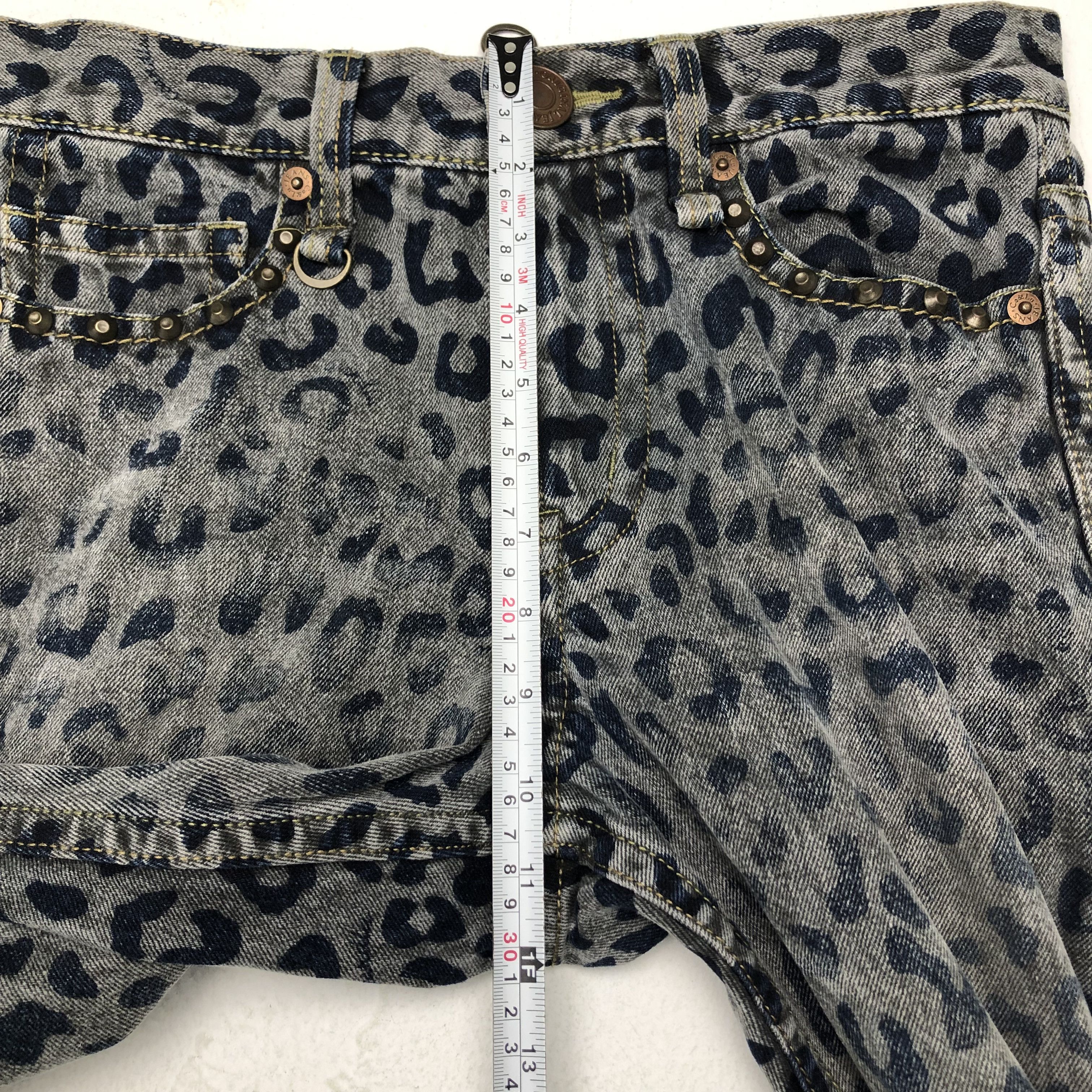 Designer × Japanese Brand × Vintage Co & lu Like Hysteric Glamour Style Leopard Denim Pants Size US 31 - 14 Thumbnail