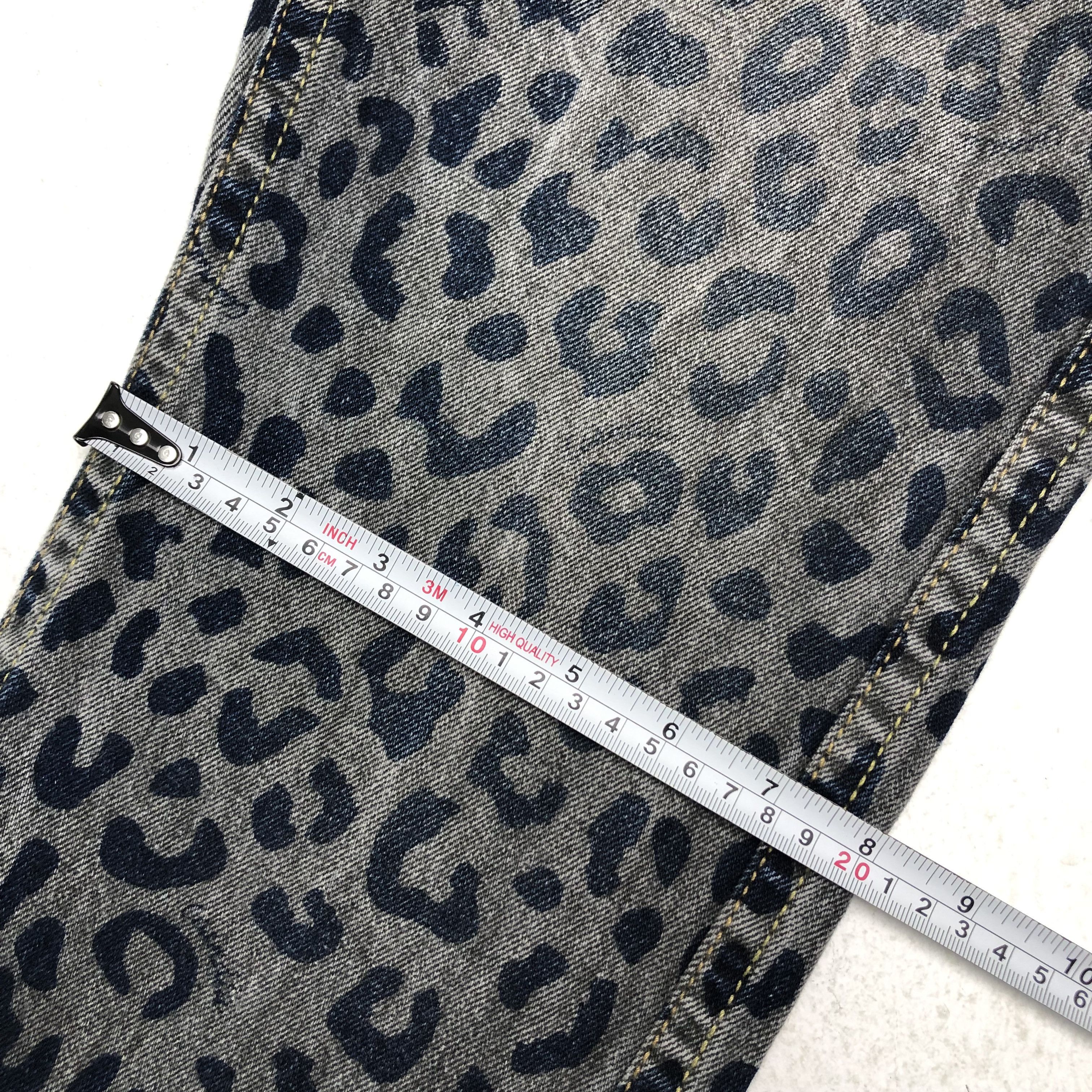 Designer × Japanese Brand × Vintage Co & lu Like Hysteric Glamour Style Leopard Denim Pants Size US 31 - 16 Thumbnail