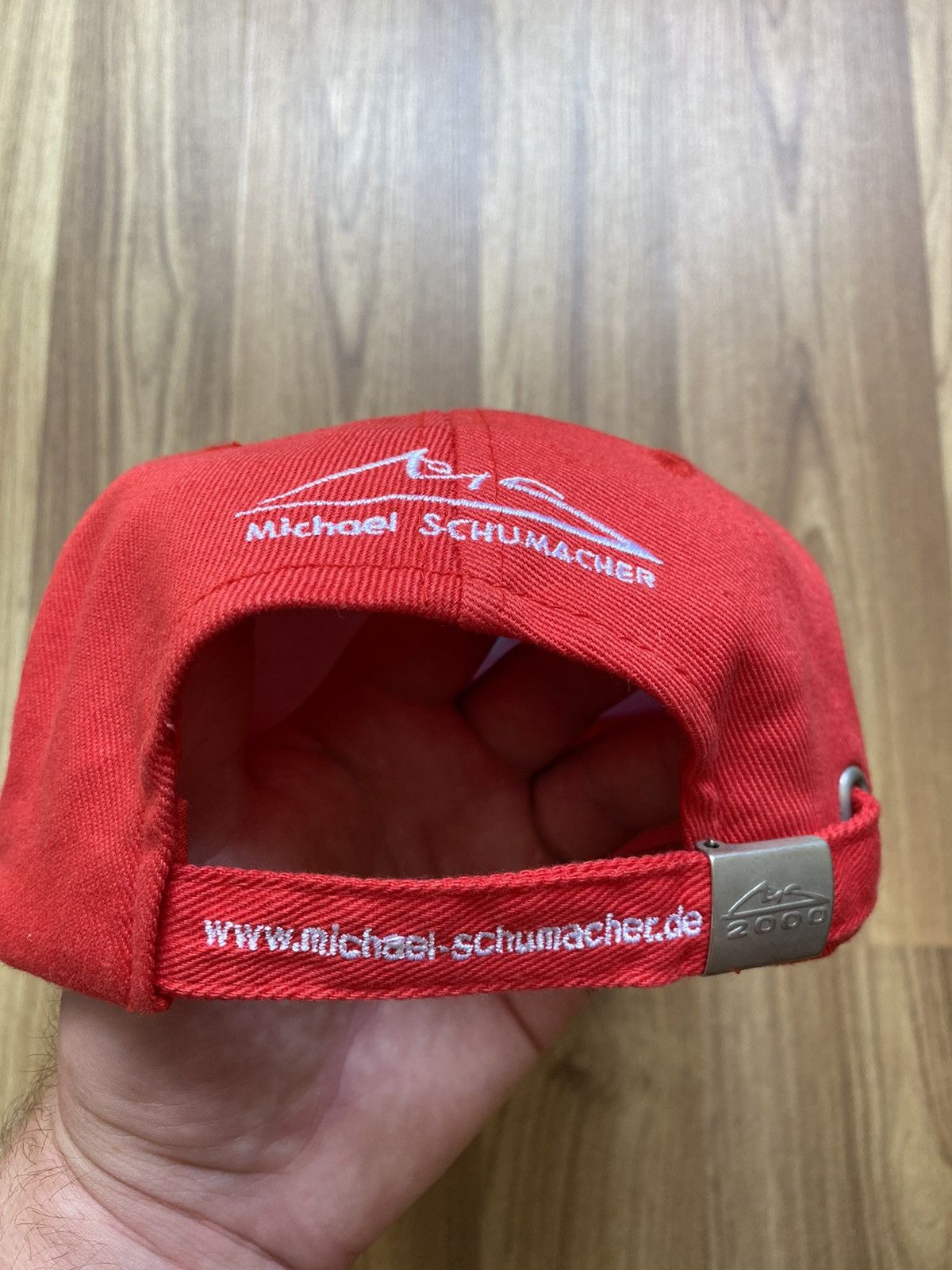 Vintage Vintage Michael Schumacher 2000 World Champion Ferrari Cap Size ONE SIZE - 3 Thumbnail