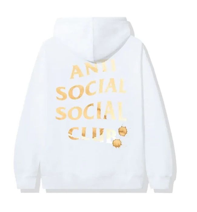 Anti social social club Every morning white hoodie ASSC