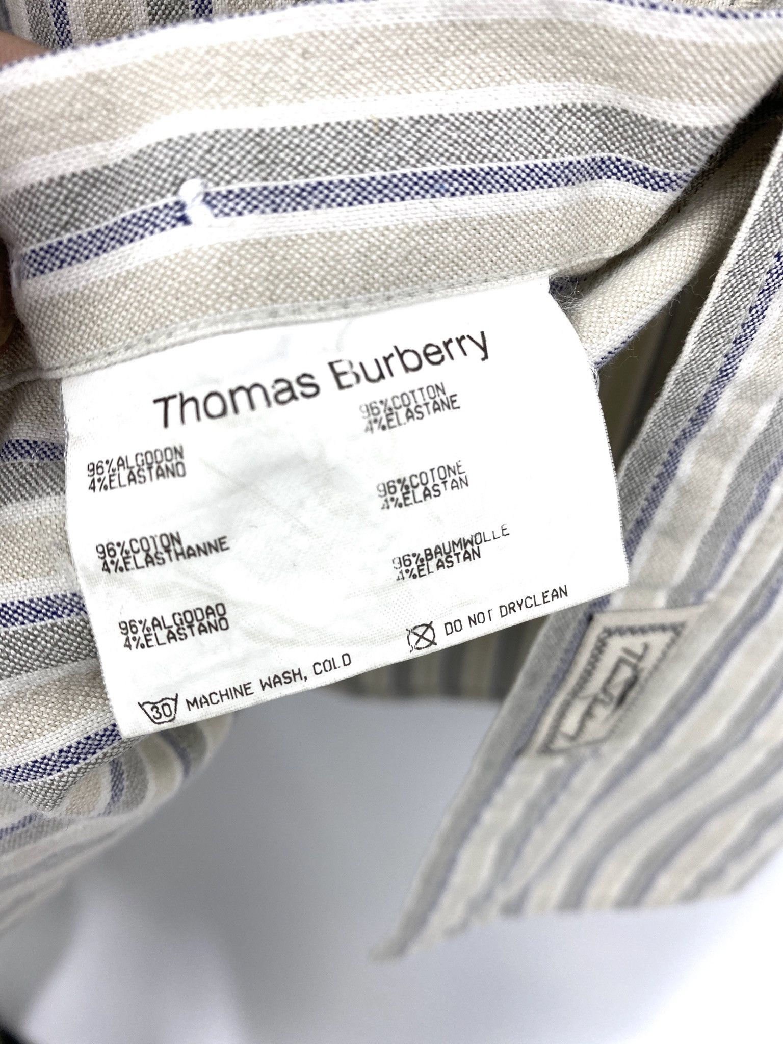 Burberry 🔥 Tb Burberry shirt striped long sleeve S Size US S / EU 44-46 / 1 - 8 Thumbnail