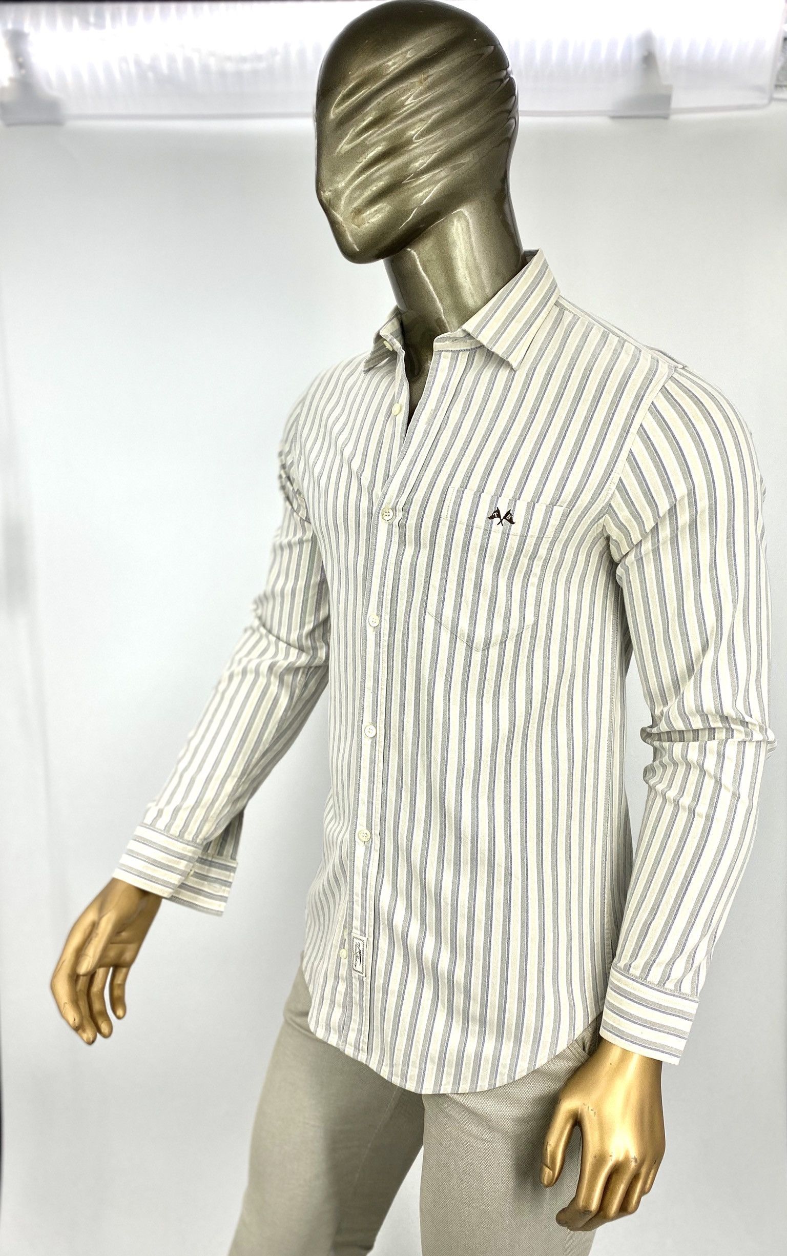 Burberry 🔥 Tb Burberry shirt striped long sleeve S Size US S / EU 44-46 / 1 - 1 Thumbnail
