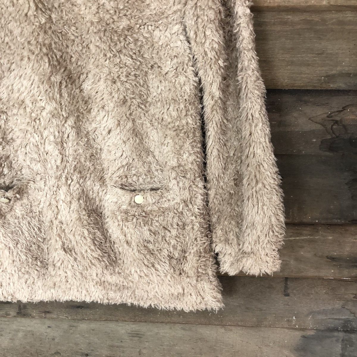 Homespun Knitwear × Japanese Brand Image Brown Shag Shaggy Fur Mohair Knitwear #7039 Size S / US 4 / IT 40 - 5 Thumbnail