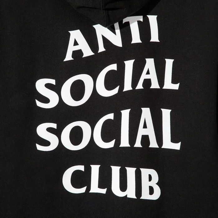 Anti social social club Mind games black hoodie ASSC