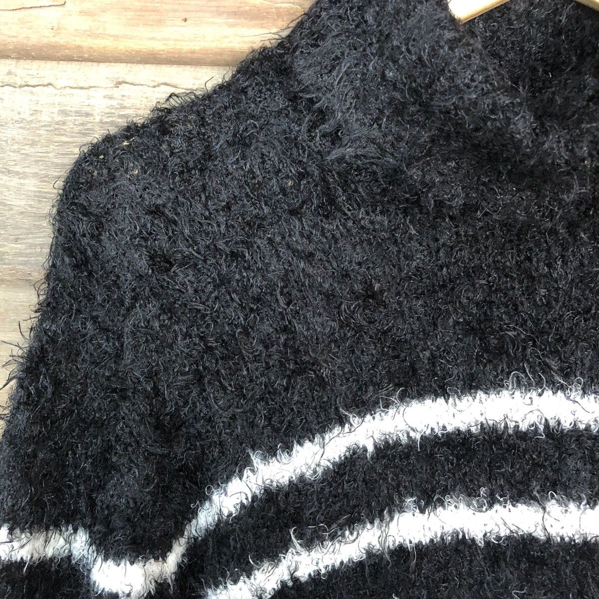 Homespun Knitwear × Japanese Brand × OVER THE STRiPES Suggestion Shag Shaggy Fur Mohair Knitwear #7037 Size M / US 6-8 / IT 42-44 - 7 Thumbnail