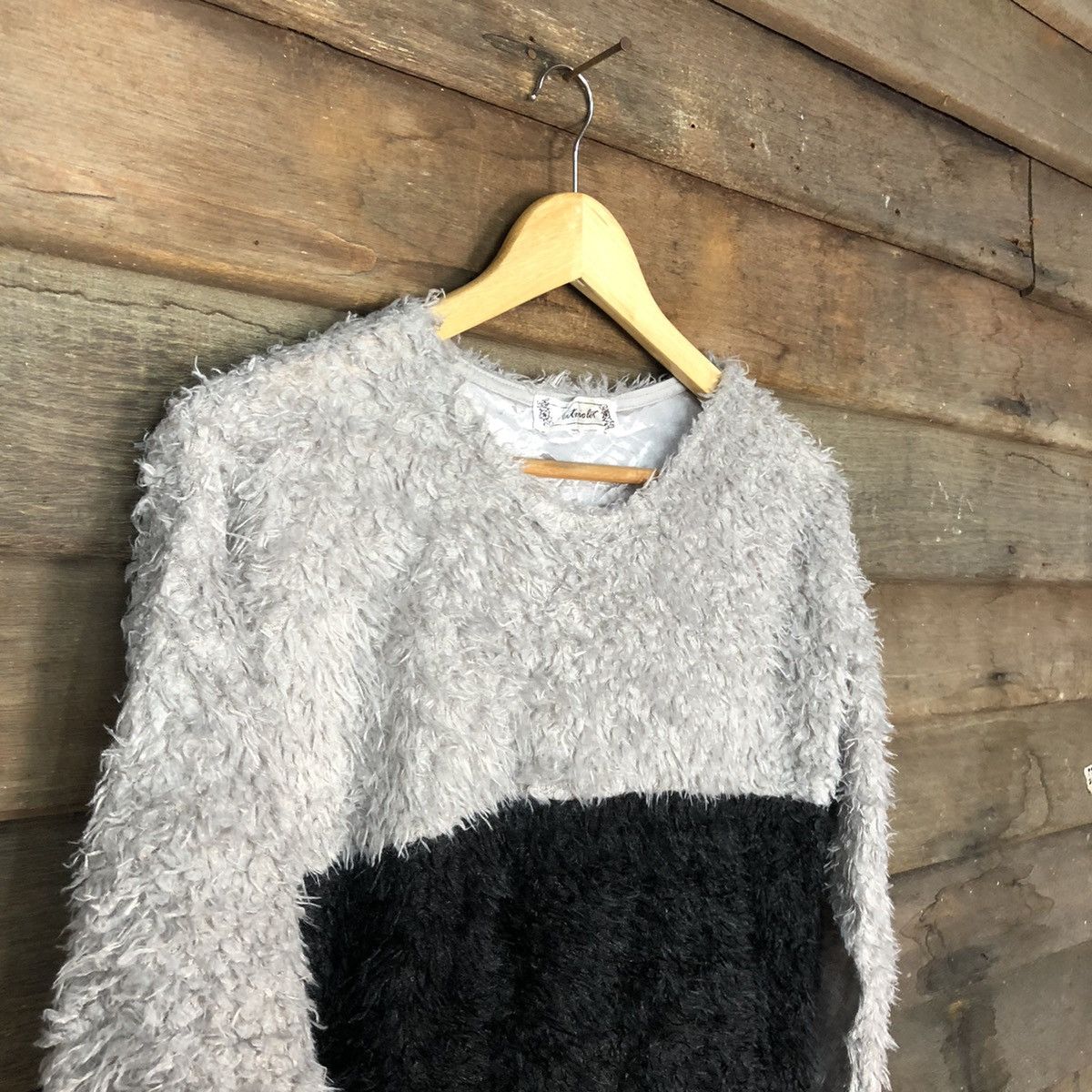 Homespun Knitwear × Japanese Brand Ventriolet Shag Shaggy Fur Mohair Knitwear #7034 Size S / US 4 / IT 40 - 6 Thumbnail