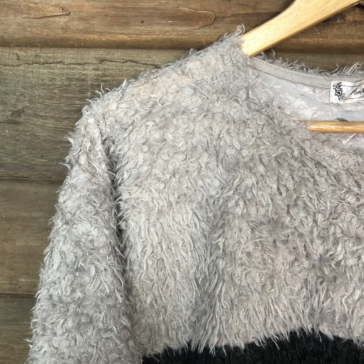 Homespun Knitwear × Japanese Brand Ventriolet Shag Shaggy Fur Mohair Knitwear #7034 Size S / US 4 / IT 40 - 7 Thumbnail