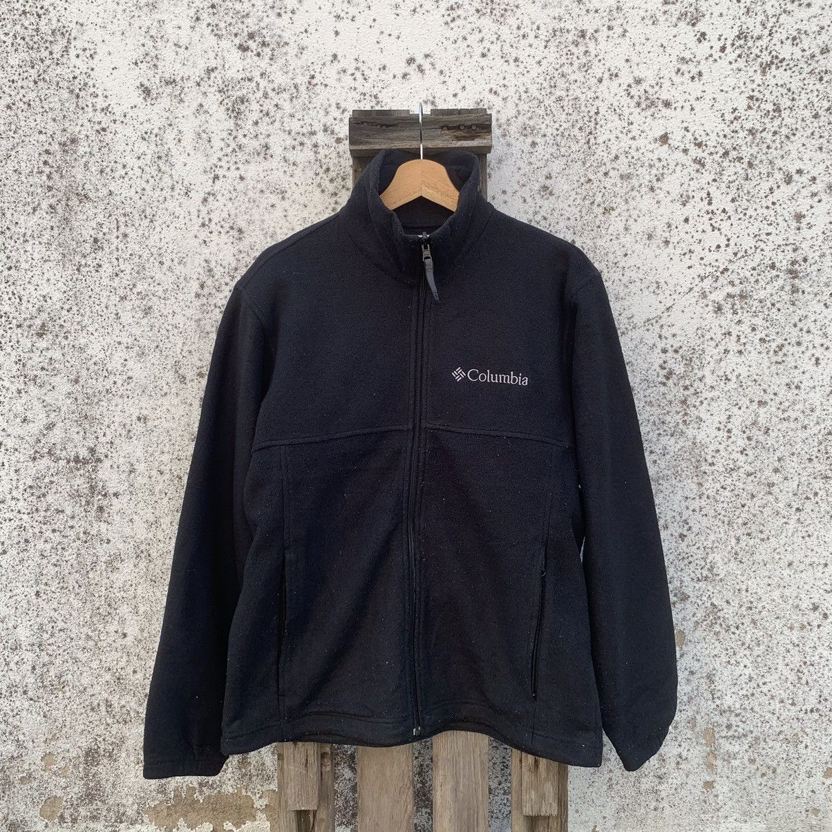 Columbia × Vintage Columbia Zip Ups Fleece Black Sweater Jacket Size US M / EU 48-50 / 2 - 1 Thumbnail