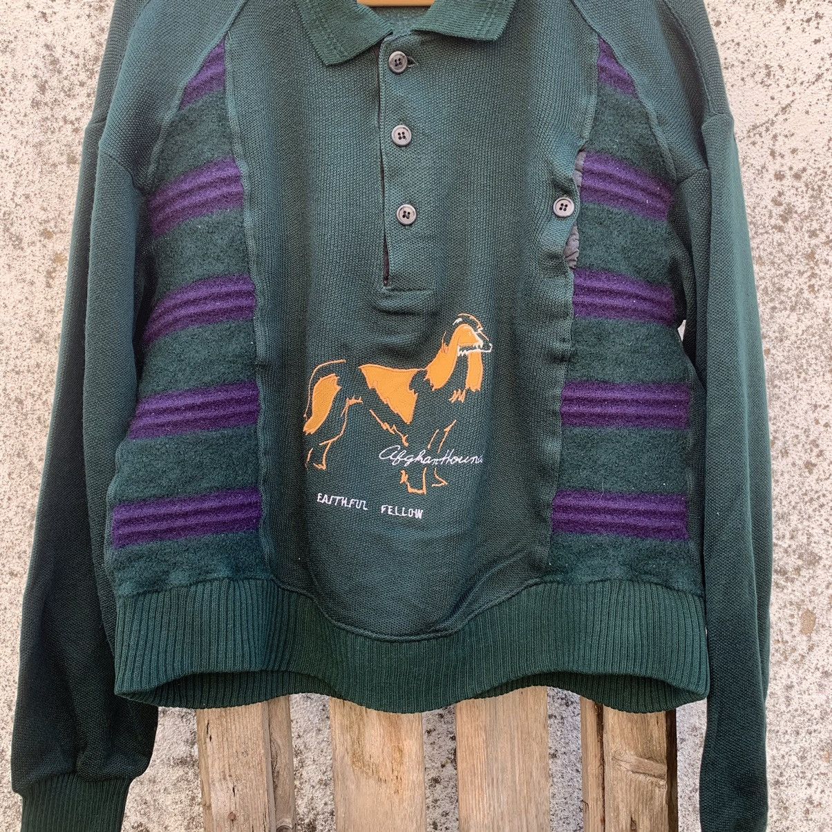 Aran Isles Knitwear × Japanese Brand Vintage Bonanza Knit Sweater Cropped Pullover Jumper Size US M / EU 48-50 / 2 - 3 Thumbnail