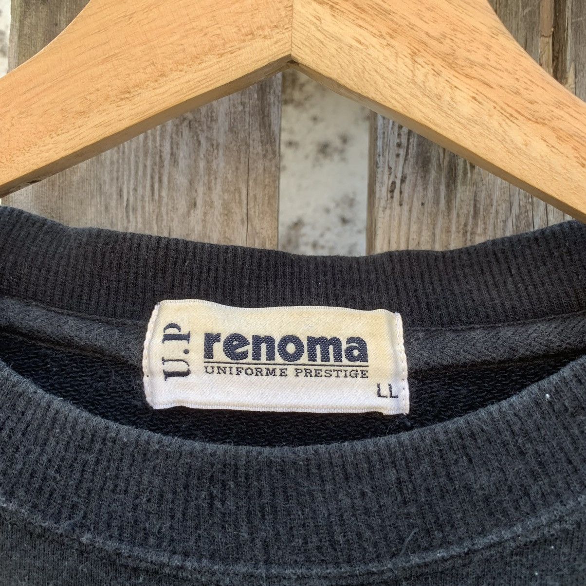 Renoma × Selected Homme U.P Renoma Crewneck Spell Out Sweater Faded Jumper Pullover Size US L / EU 52-54 / 3 - 5 Thumbnail
