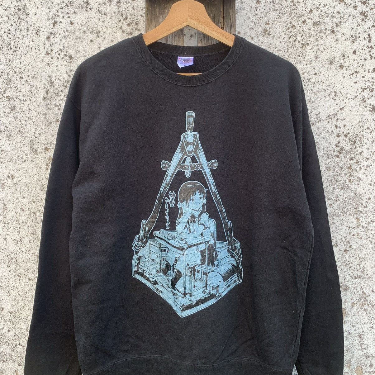 Anime × Japanese Brand CYBER WEEK 💥Y2K Vintage Anime Black Sweater Jumper Pullover Size US M / EU 48-50 / 2 - 3 Thumbnail