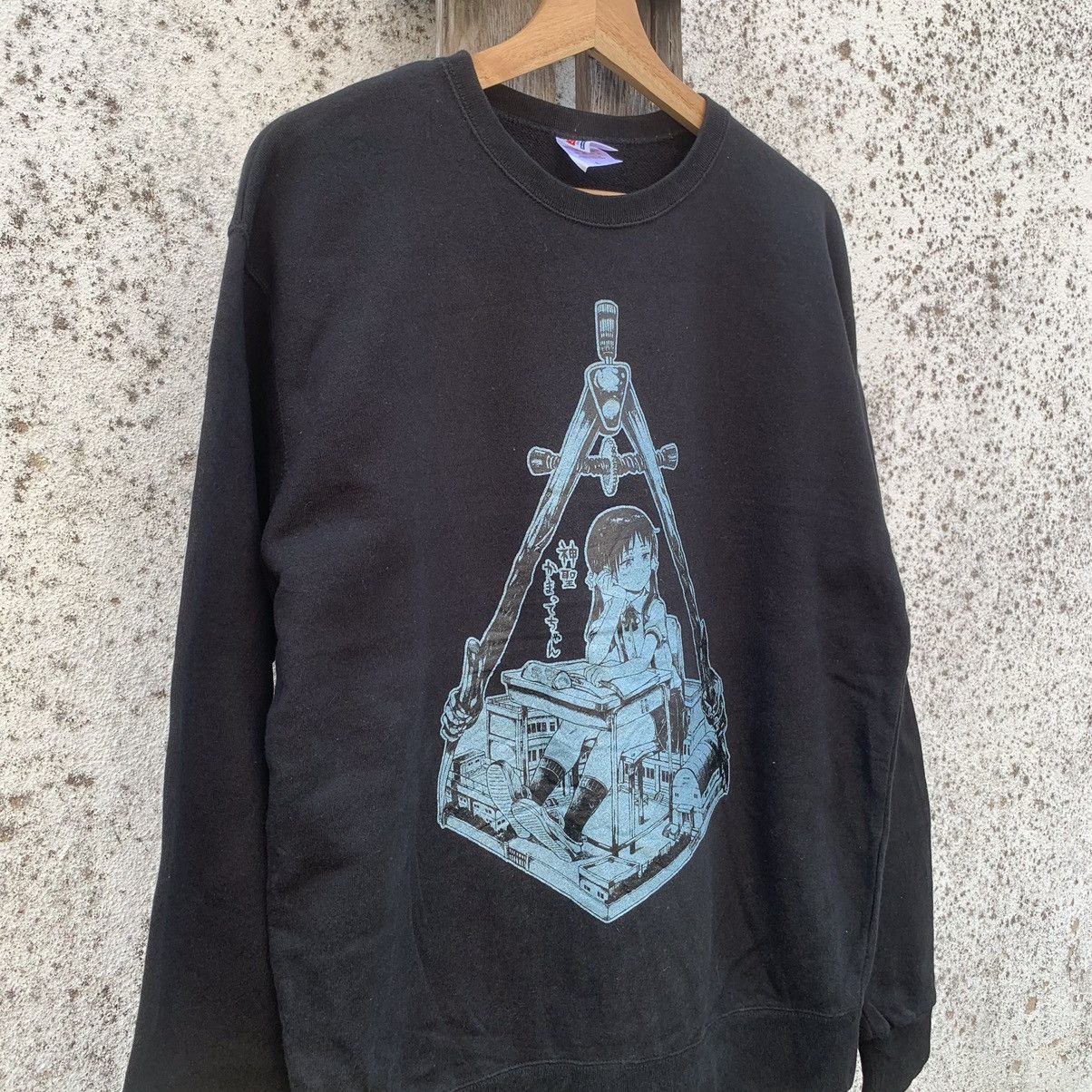 Anime × Japanese Brand CYBER WEEK 💥Y2K Vintage Anime Black Sweater Jumper Pullover Size US M / EU 48-50 / 2 - 2 Thumbnail