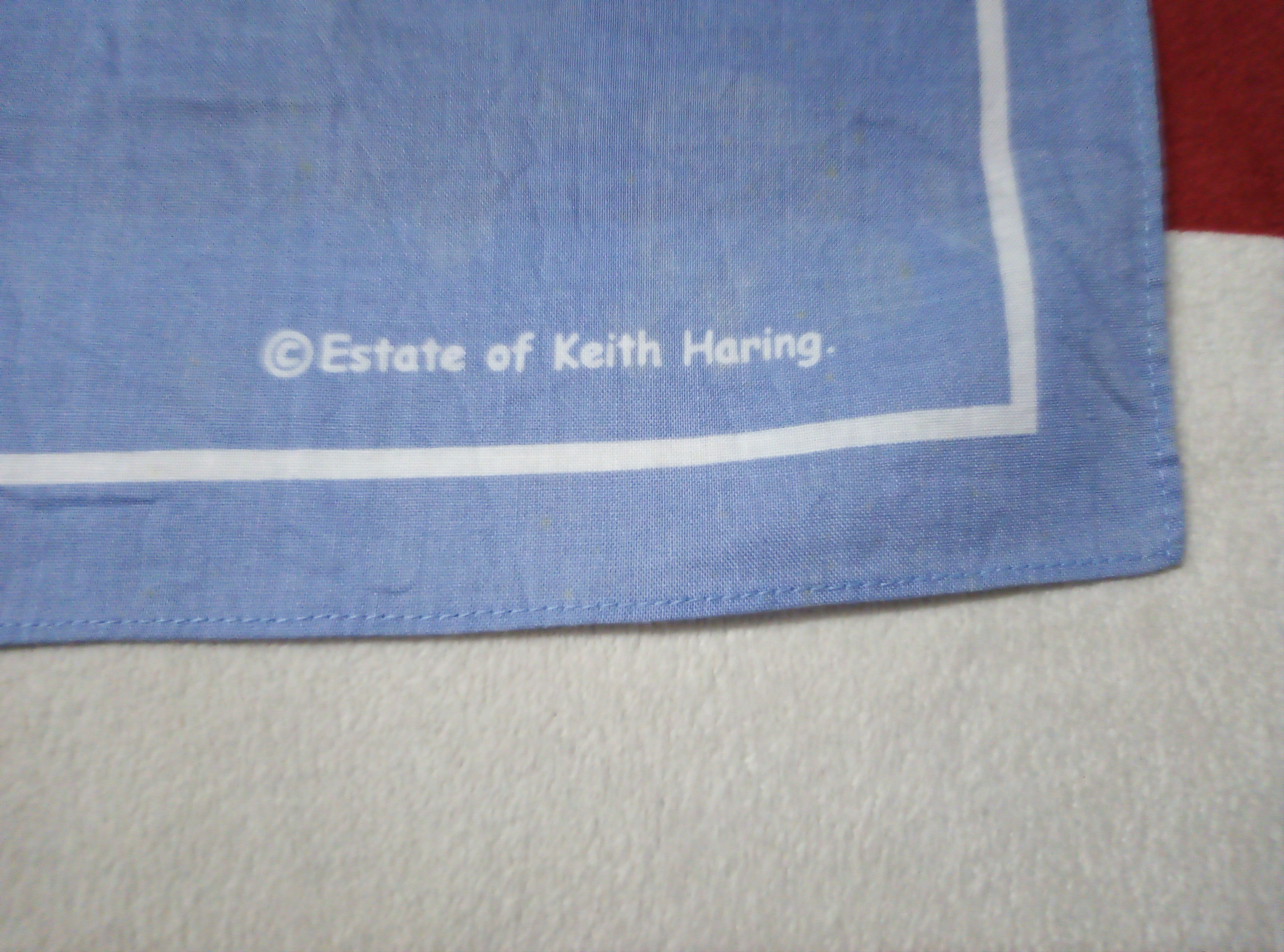 Keith Haring Vintage Keith Haring handkerchief bandana Size ONE SIZE - 2 Thumbnail