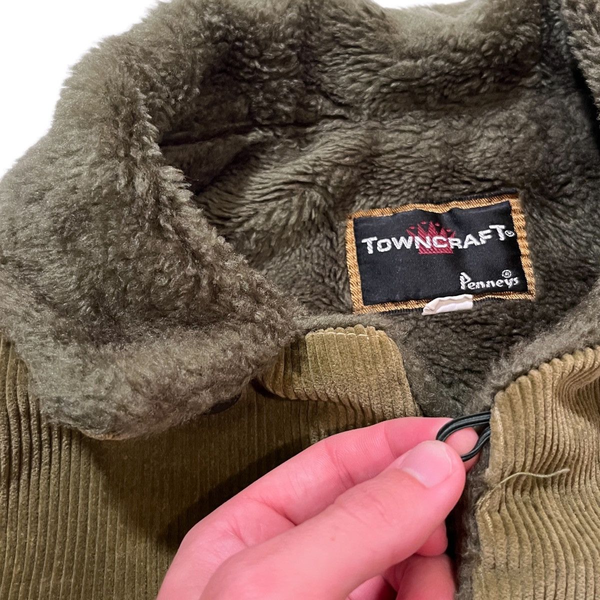 JCPenney × Towncraft × Vintage Vintage Towncraft Corduroy Jacket w/ Loop Collar Size US L / EU 52-54 / 3 - 4 Thumbnail