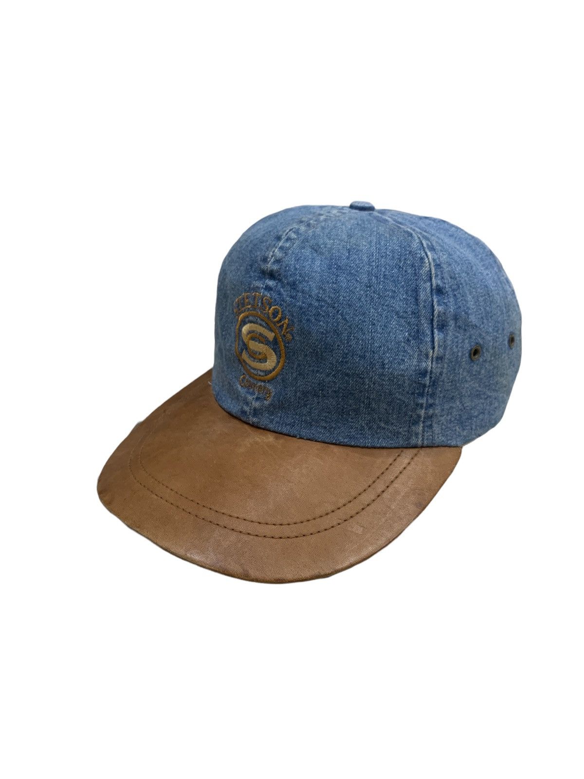 Stetson STETSON COUNTRY DENIM LEATHER CAP Size ONE SIZE - 2 Thumbnail