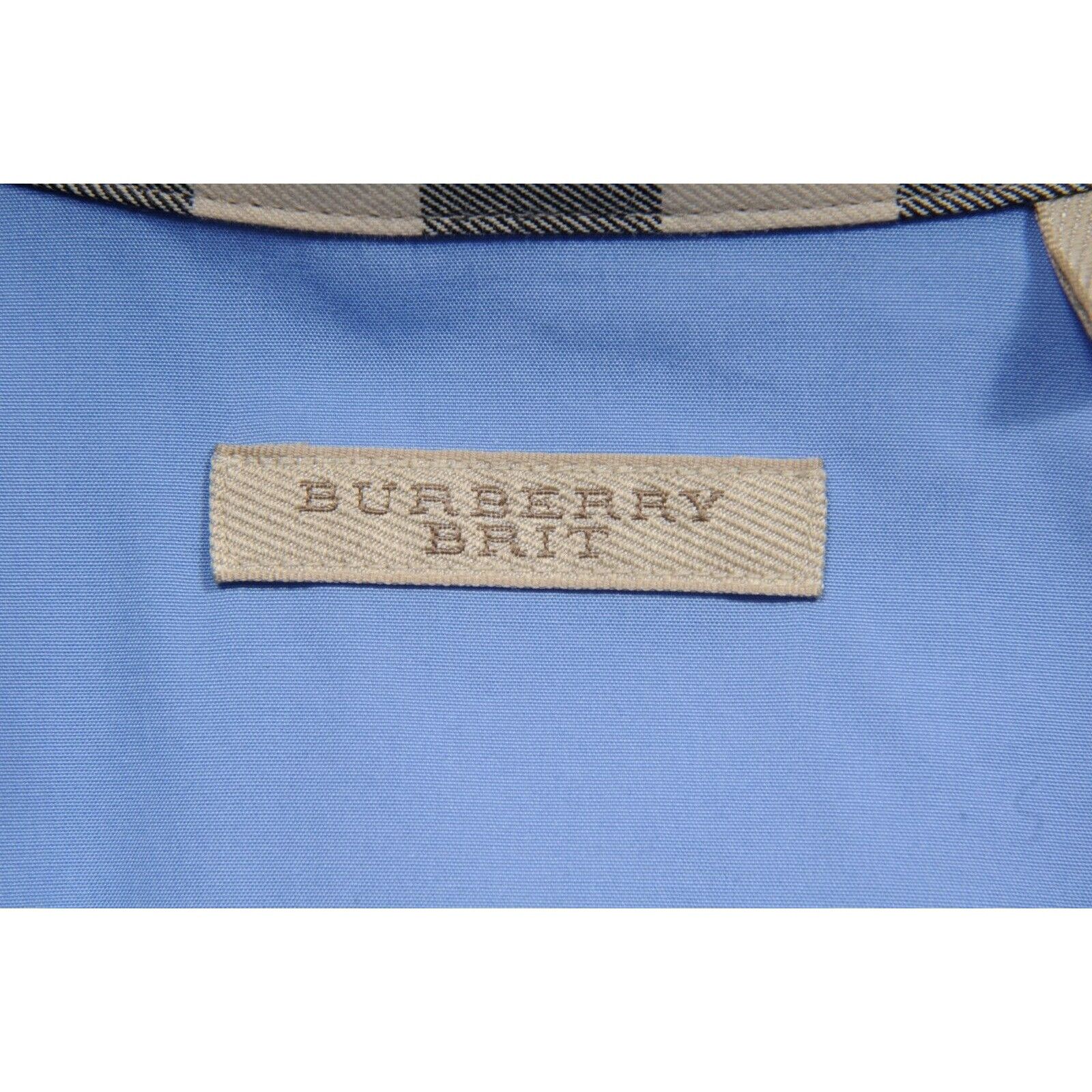 Burberry Burberry Brit Stretch Button Down Shirt Blue Size US L / EU 52-54 / 3 - 7 Thumbnail