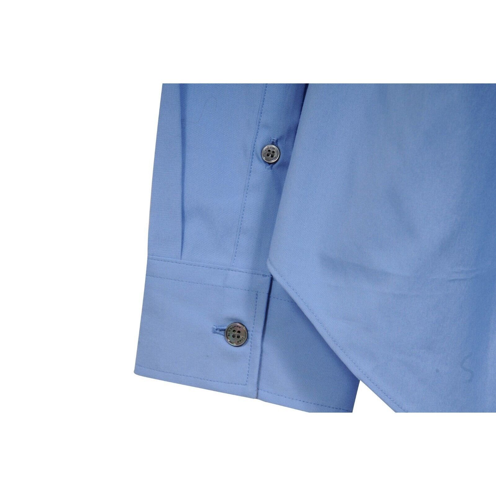 Burberry Burberry Brit Stretch Button Down Shirt Blue Size US L / EU 52-54 / 3 - 6 Thumbnail