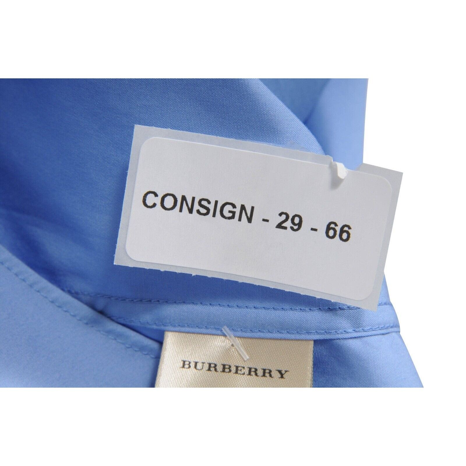 Burberry Burberry Brit Stretch Button Down Shirt Blue Size US L / EU 52-54 / 3 - 10 Thumbnail