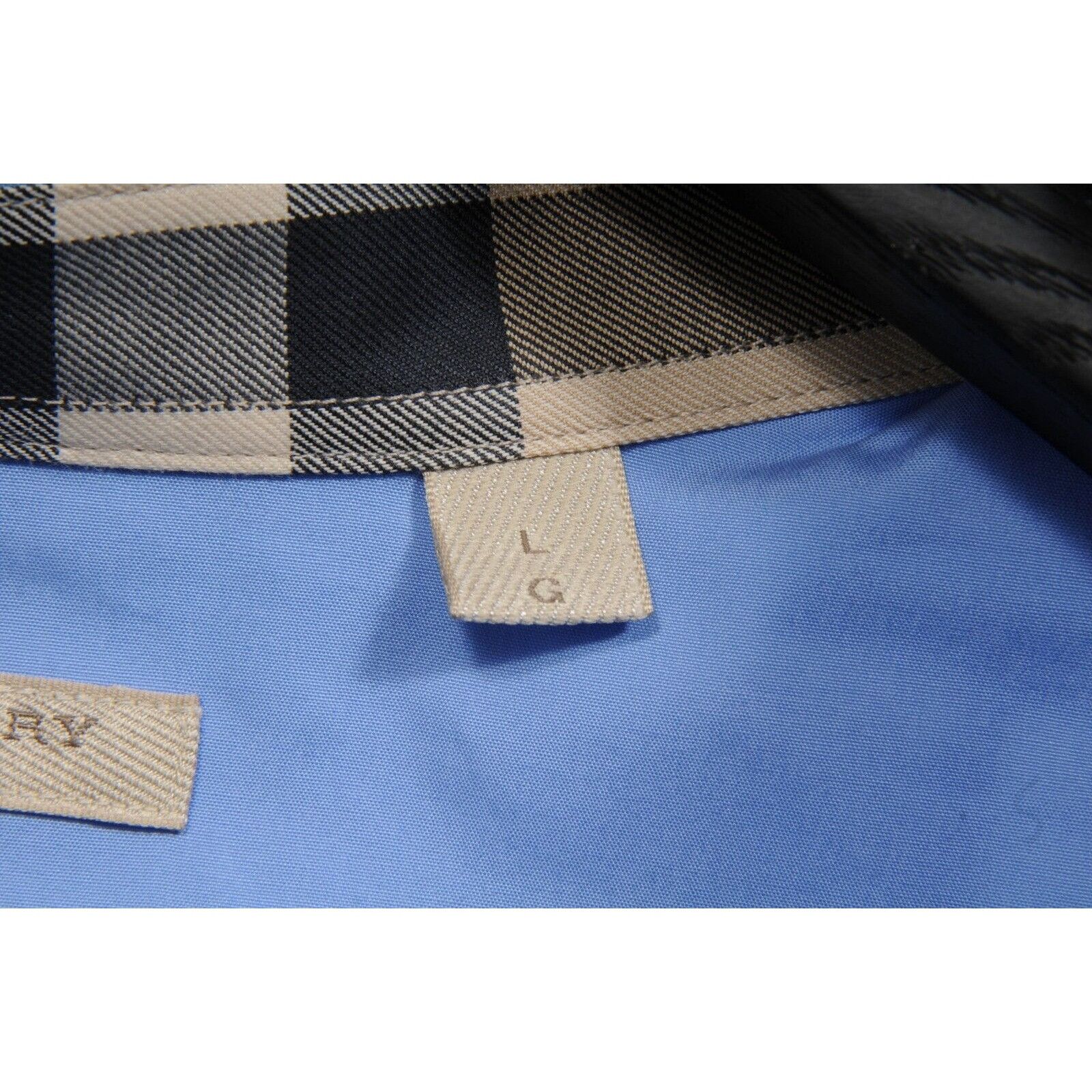 Burberry Burberry Brit Stretch Button Down Shirt Blue Size US L / EU 52-54 / 3 - 8 Thumbnail