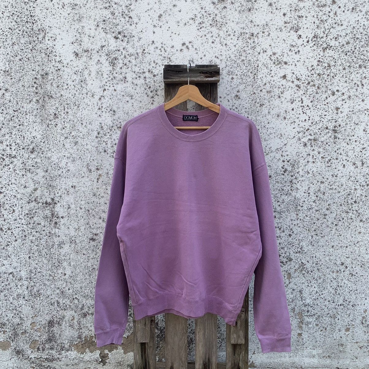 Japanese Brand × Vintage Vintage Domon Spell Out Crewneck Faded Sweater Pullover Size US L / EU 52-54 / 3 - 3 Thumbnail