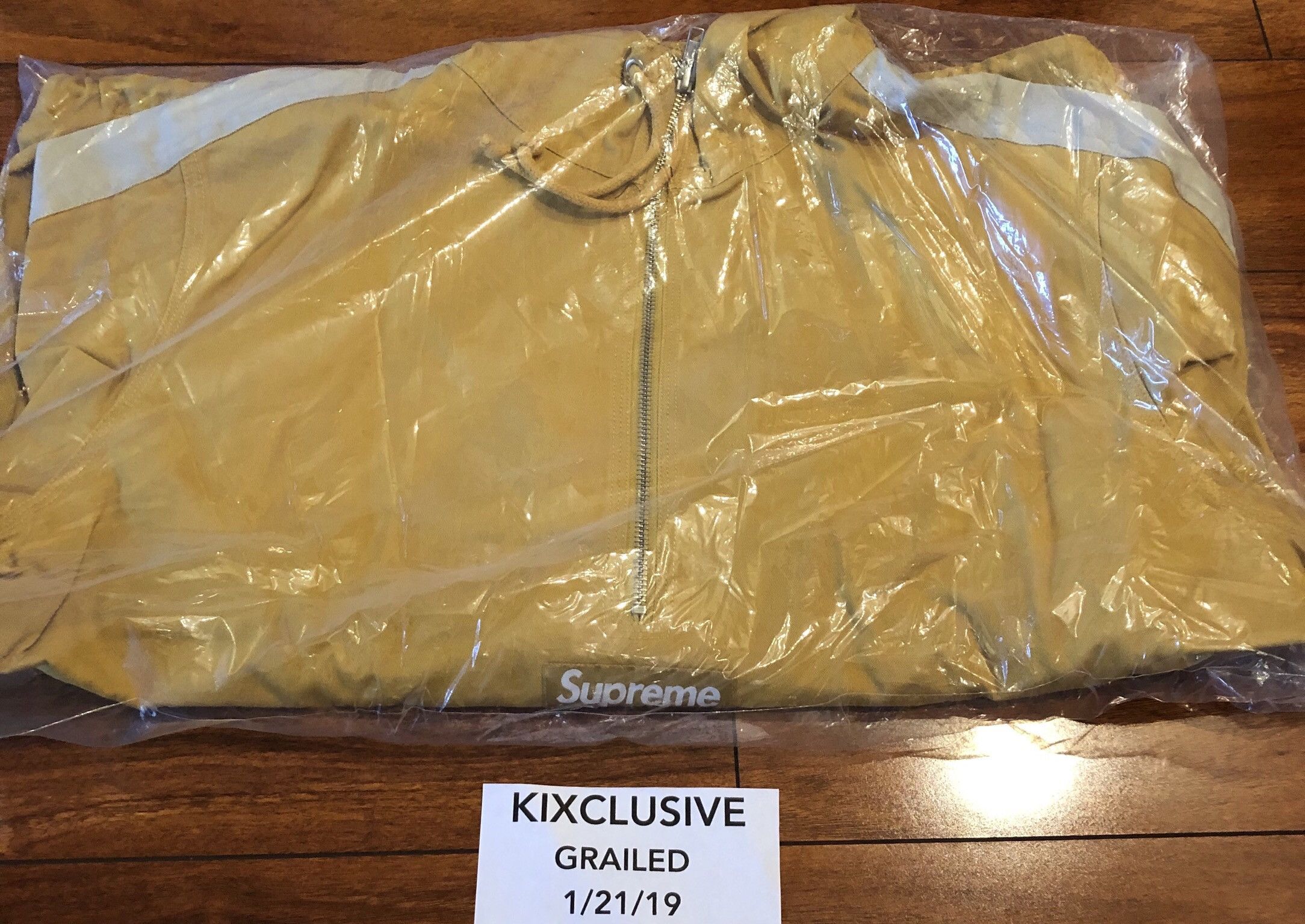 Supreme New Yellow Anorak Jacket Size US L / EU 52-54 / 3 - 2 Thumbnail