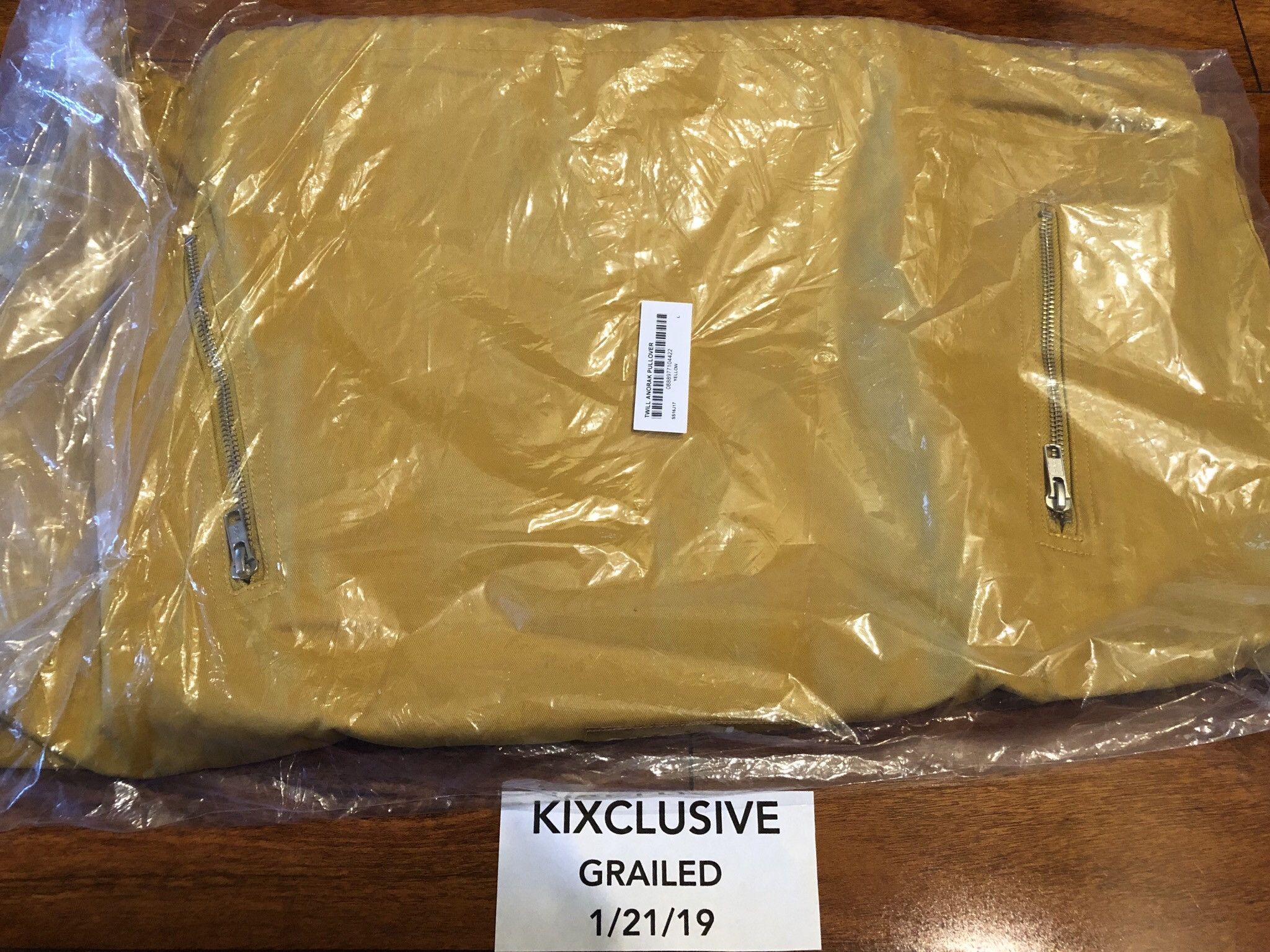Supreme New Yellow Anorak Jacket Size US L / EU 52-54 / 3 - 6 Thumbnail
