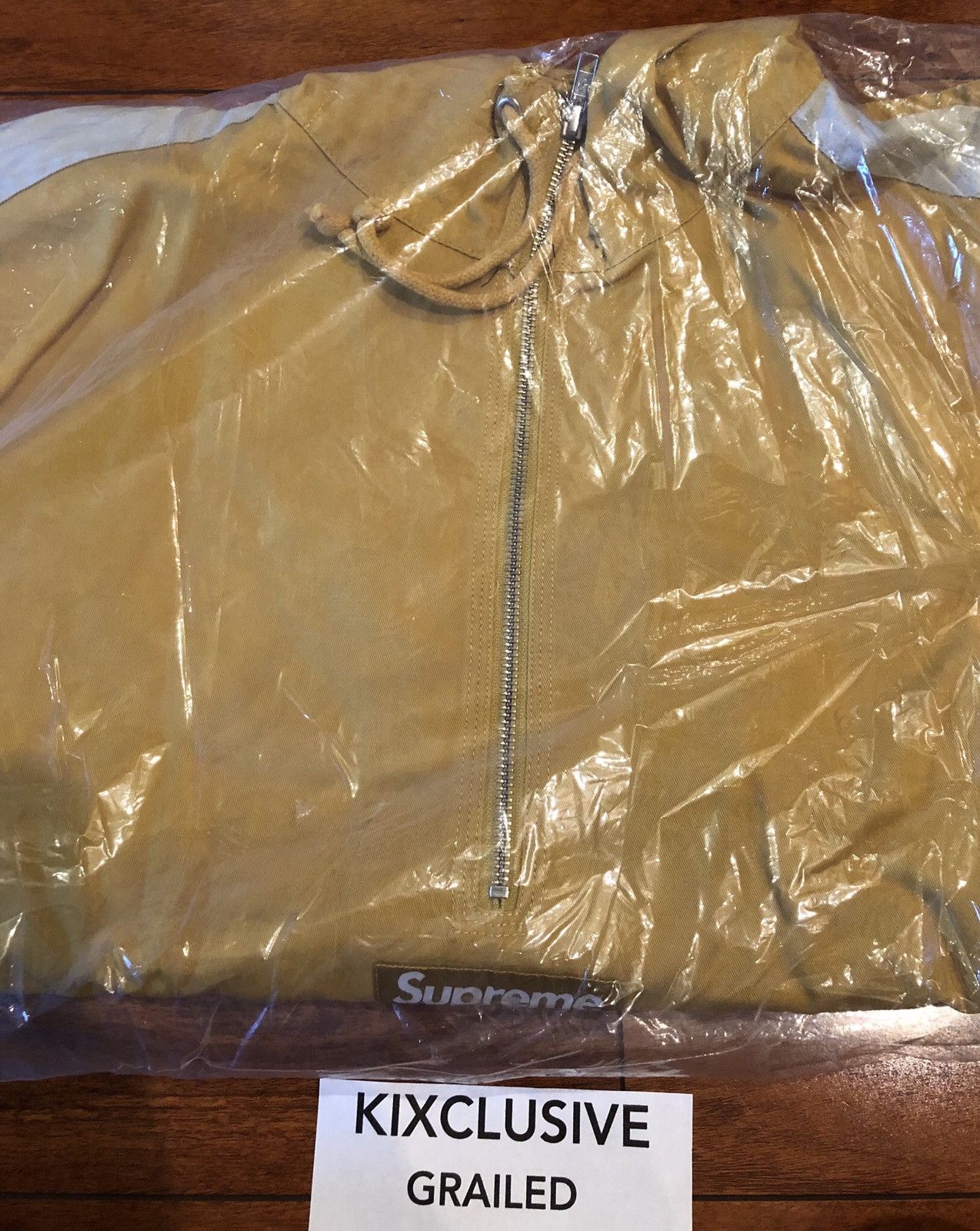 Supreme New Yellow Anorak Jacket Size US L / EU 52-54 / 3 - 4 Thumbnail