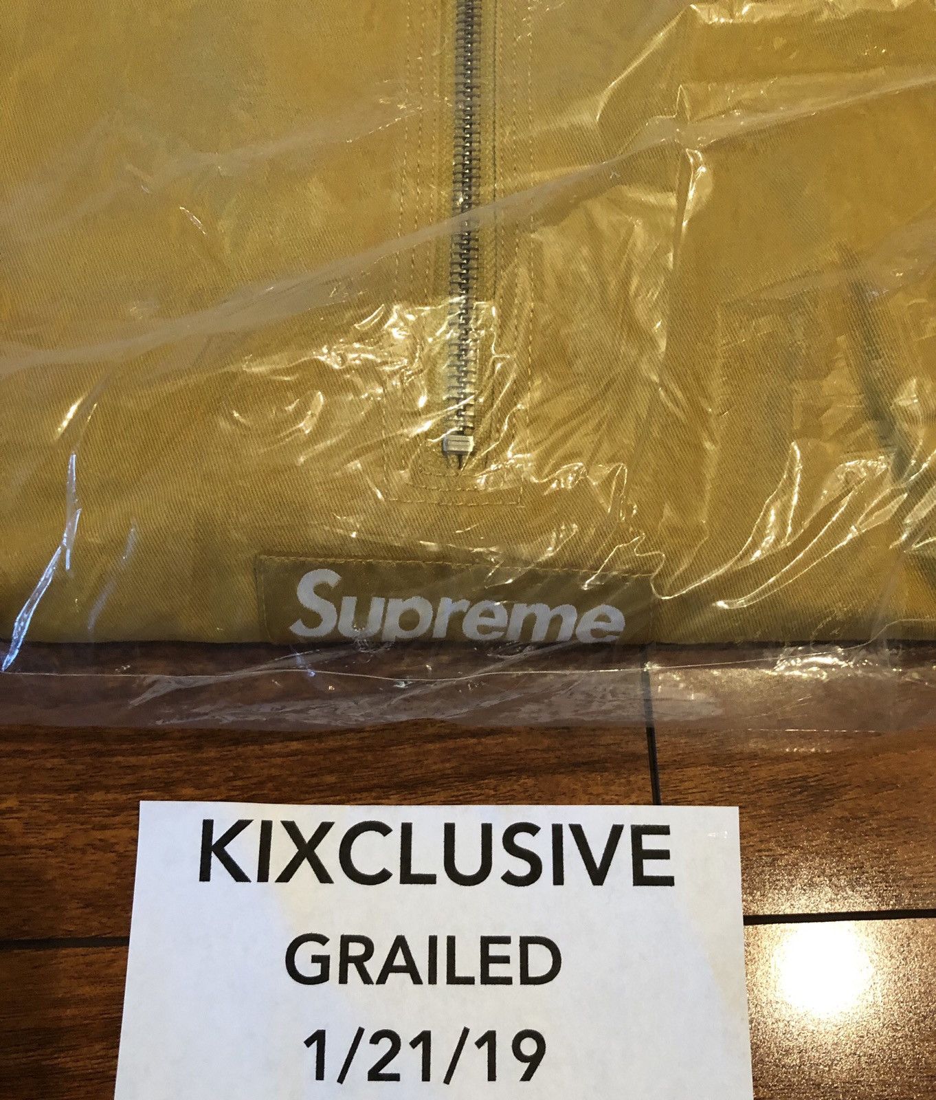 Supreme New Yellow Anorak Jacket Size US L / EU 52-54 / 3 - 3 Thumbnail