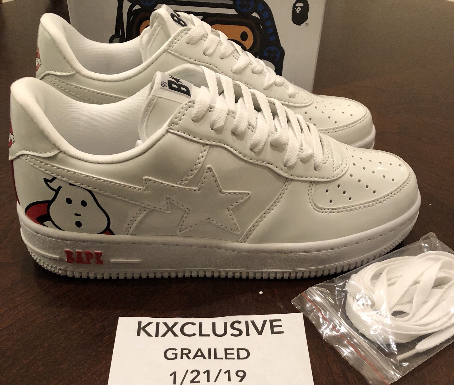 Bape Bape x Ghostbusters Bapesta | Grailed