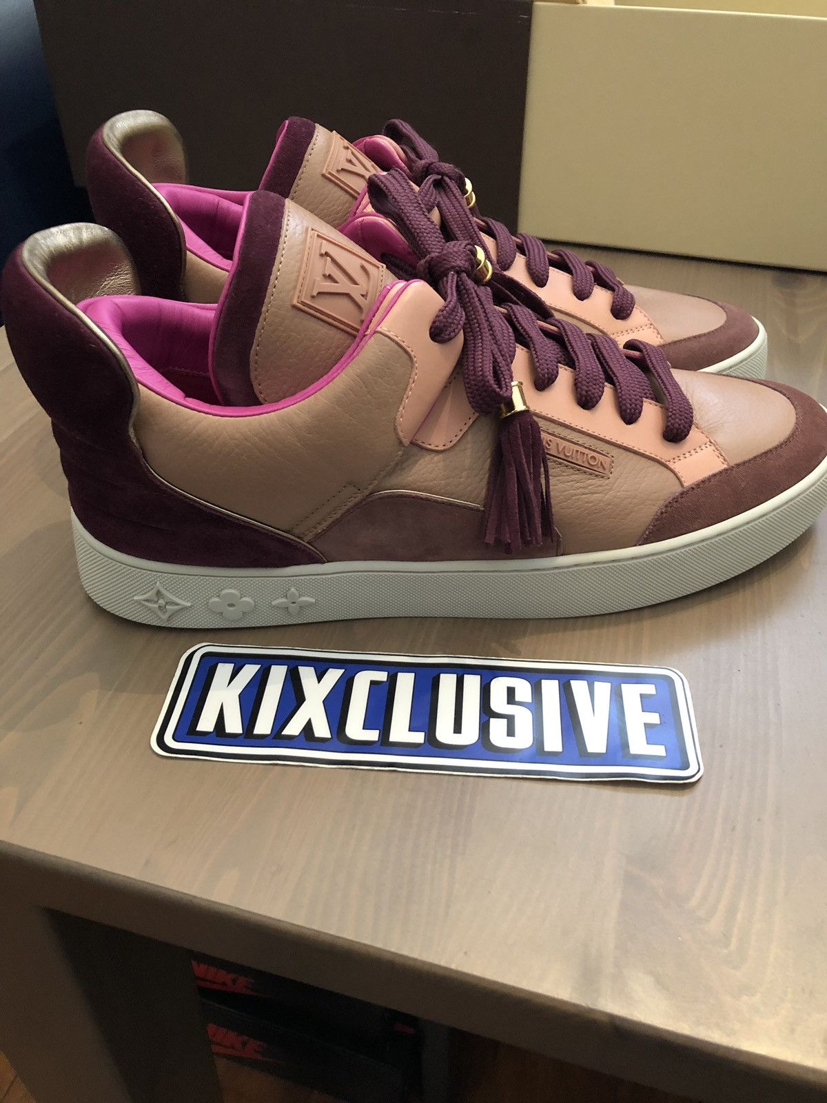 Kanye West × Louis Vuitton New 9LV Kanye West X LV Don Patchwork Size US 10.5 / EU 43-44 - 4 Thumbnail