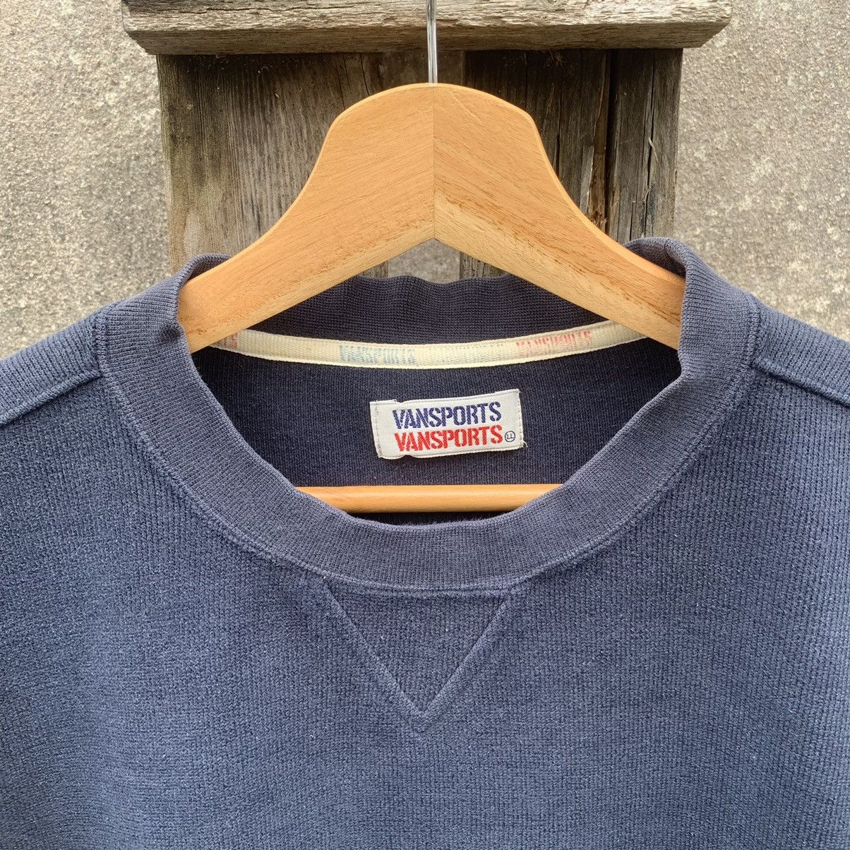Japanese Brand × Van Vintage Van Sport Crewneck Faded Sweater Baggy Pullover Size US XL / EU 56 / 4 - 4 Thumbnail