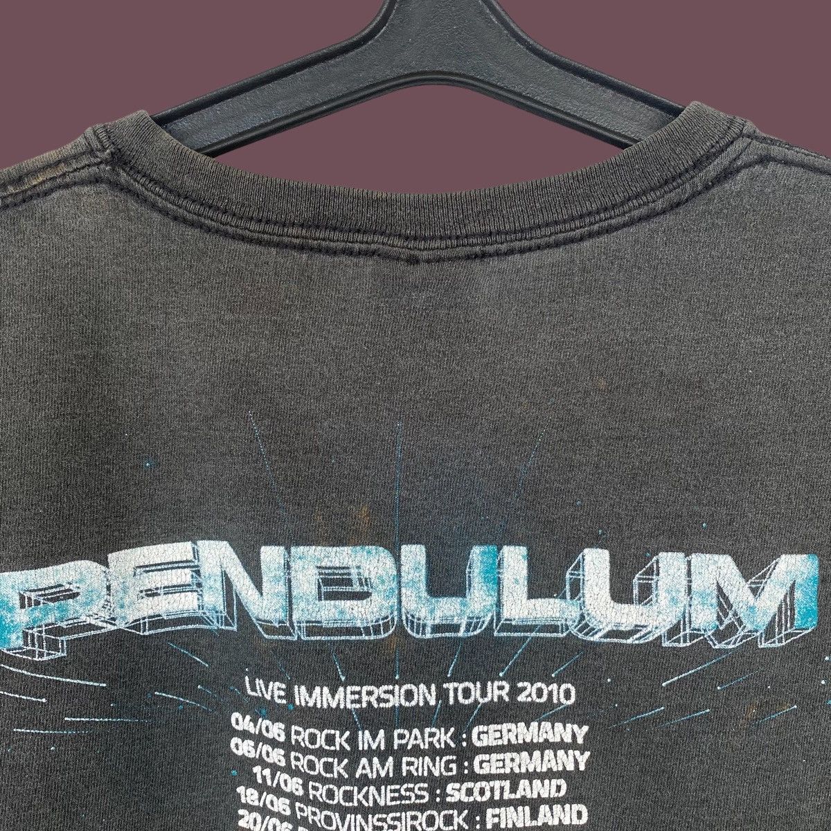 Band Tees Vintage Pendulum t shirt 2010 tour like Aphex Twin Sade Size US L / EU 52-54 / 3 - 10 Thumbnail