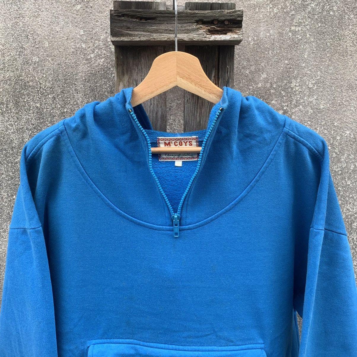 The Real McCoy's × Vintage Vintage McCoys Blank Hoodie Baggy Pullover Sweater Jumper Size US XL / EU 56 / 4 - 3 Thumbnail