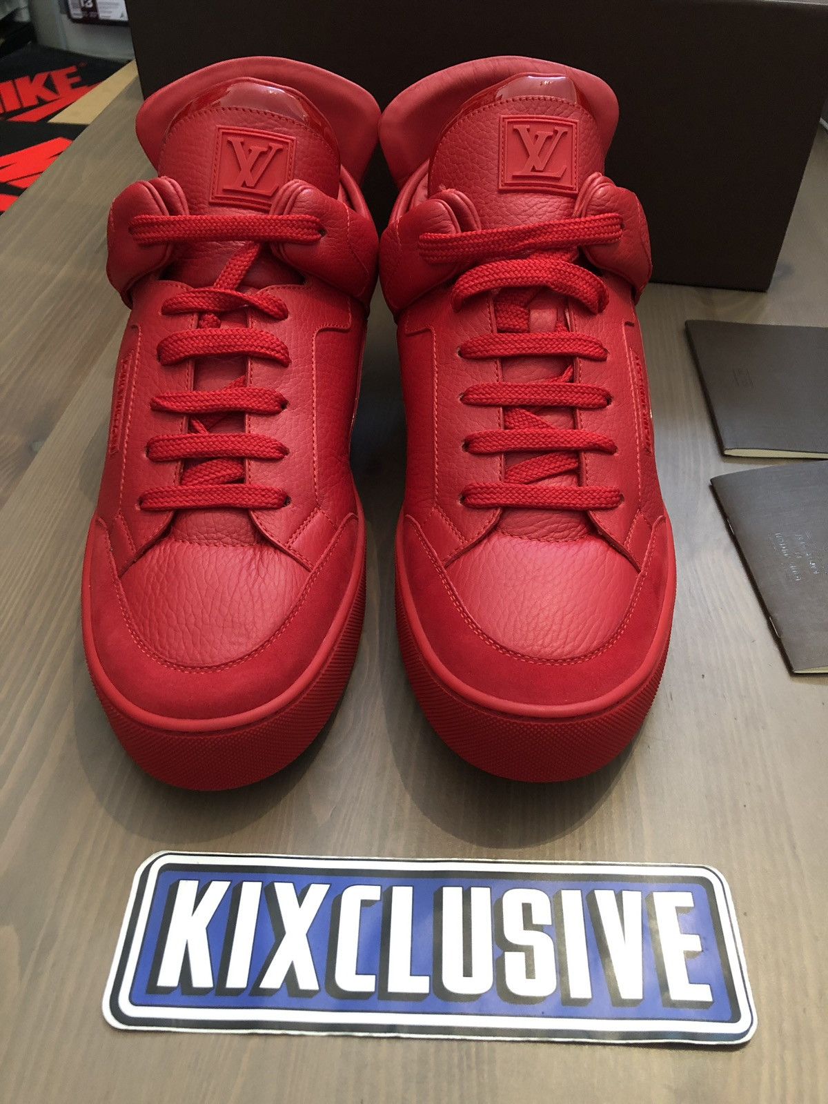 Kanye West × Louis Vuitton New 9 LV Louis Vuitton Kanye West Don Red US 10.5 Size US 10.5 / EU 43-44 - 1 Thumbnail