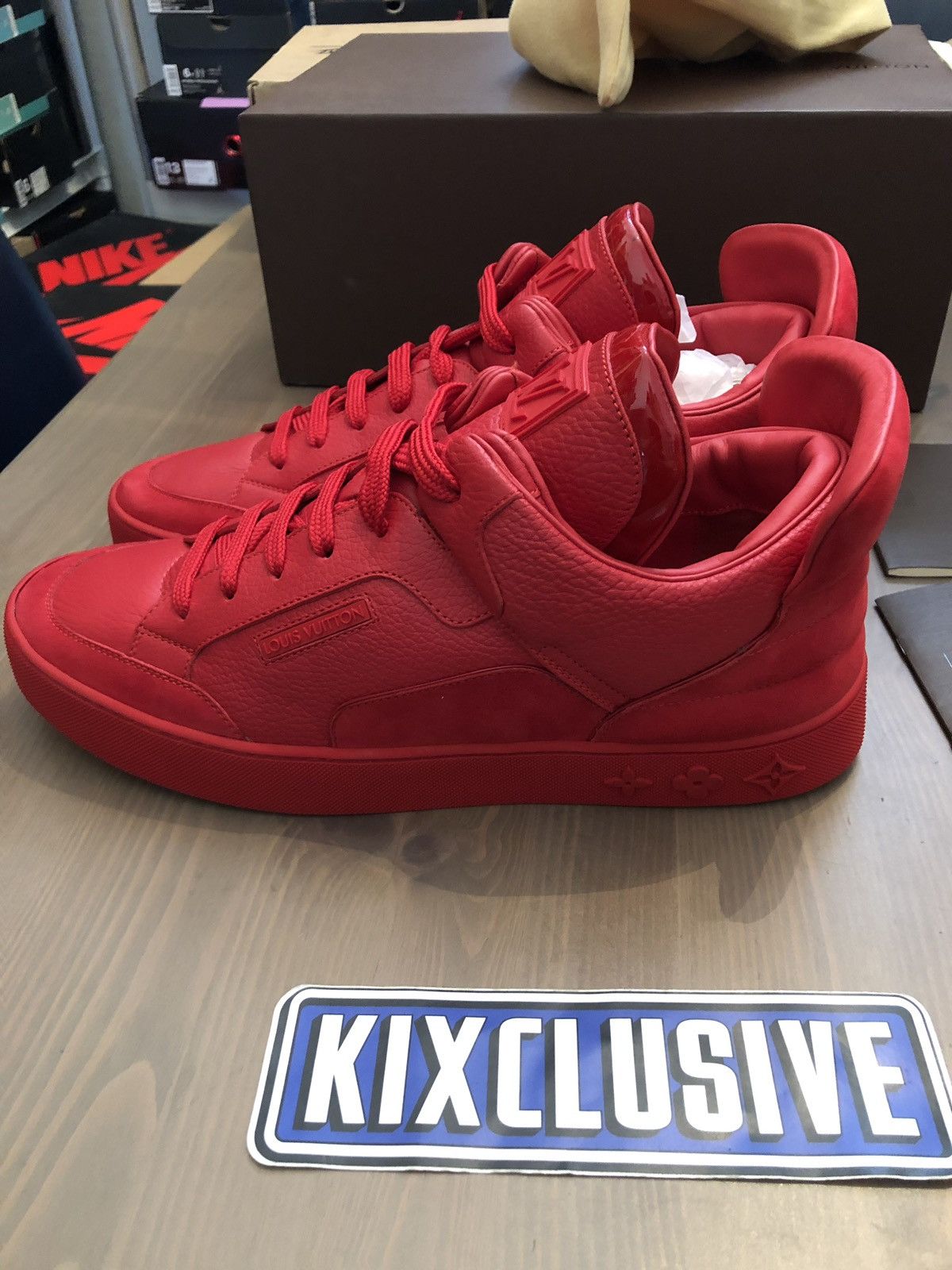 Kanye West × Louis Vuitton New 9 LV Louis Vuitton Kanye West Don Red US 10.5 Size US 10.5 / EU 43-44 - 2 Thumbnail