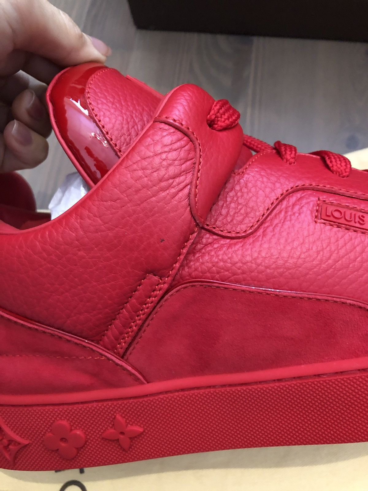 Kanye West × Louis Vuitton New 9 LV Louis Vuitton Kanye West Don Red US 10.5 Size US 10.5 / EU 43-44 - 7 Thumbnail